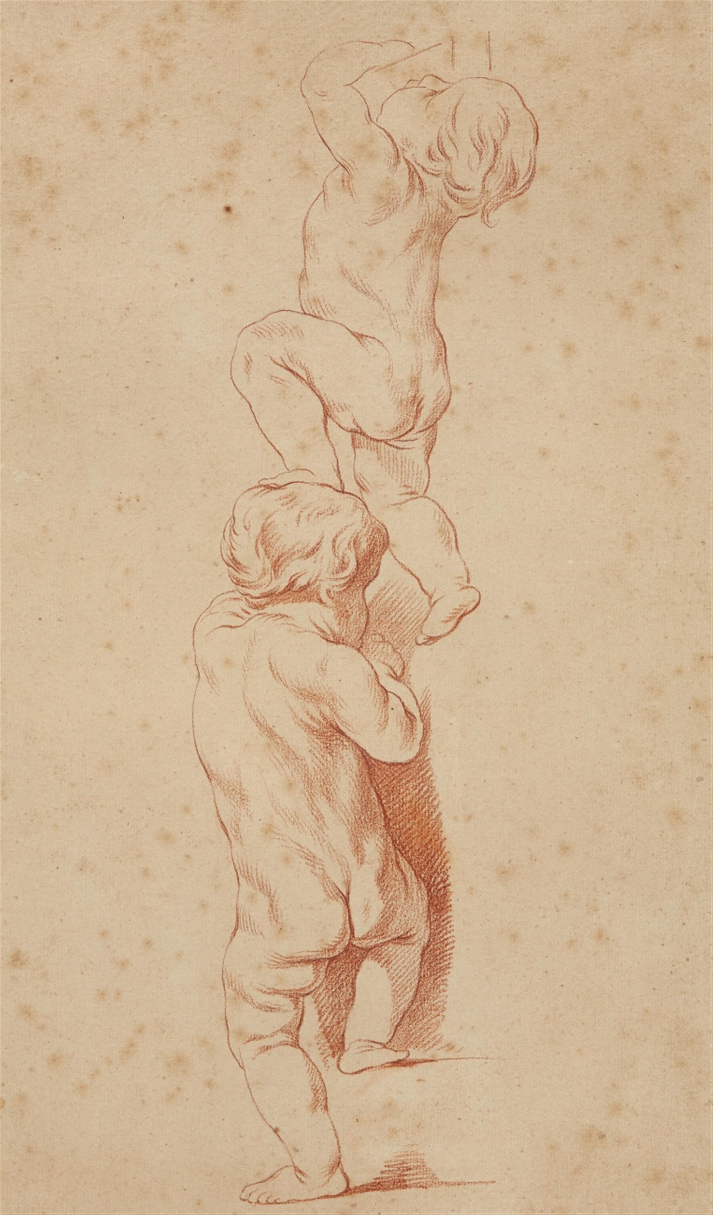Französischer Meister um 1800 - Zwei Putten - image-1