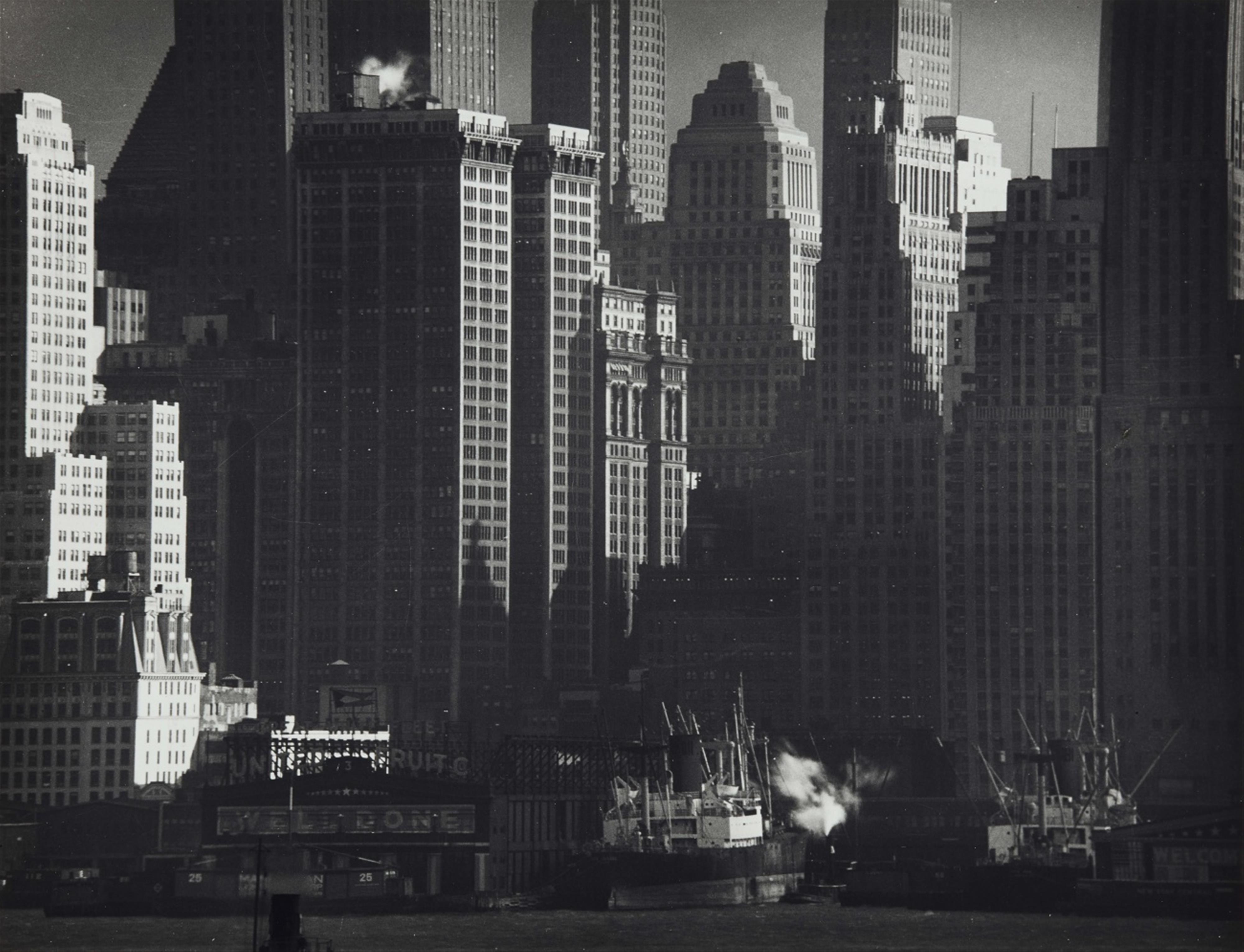 Andreas Feininger - Downtown Manhattan waterfront - image-1