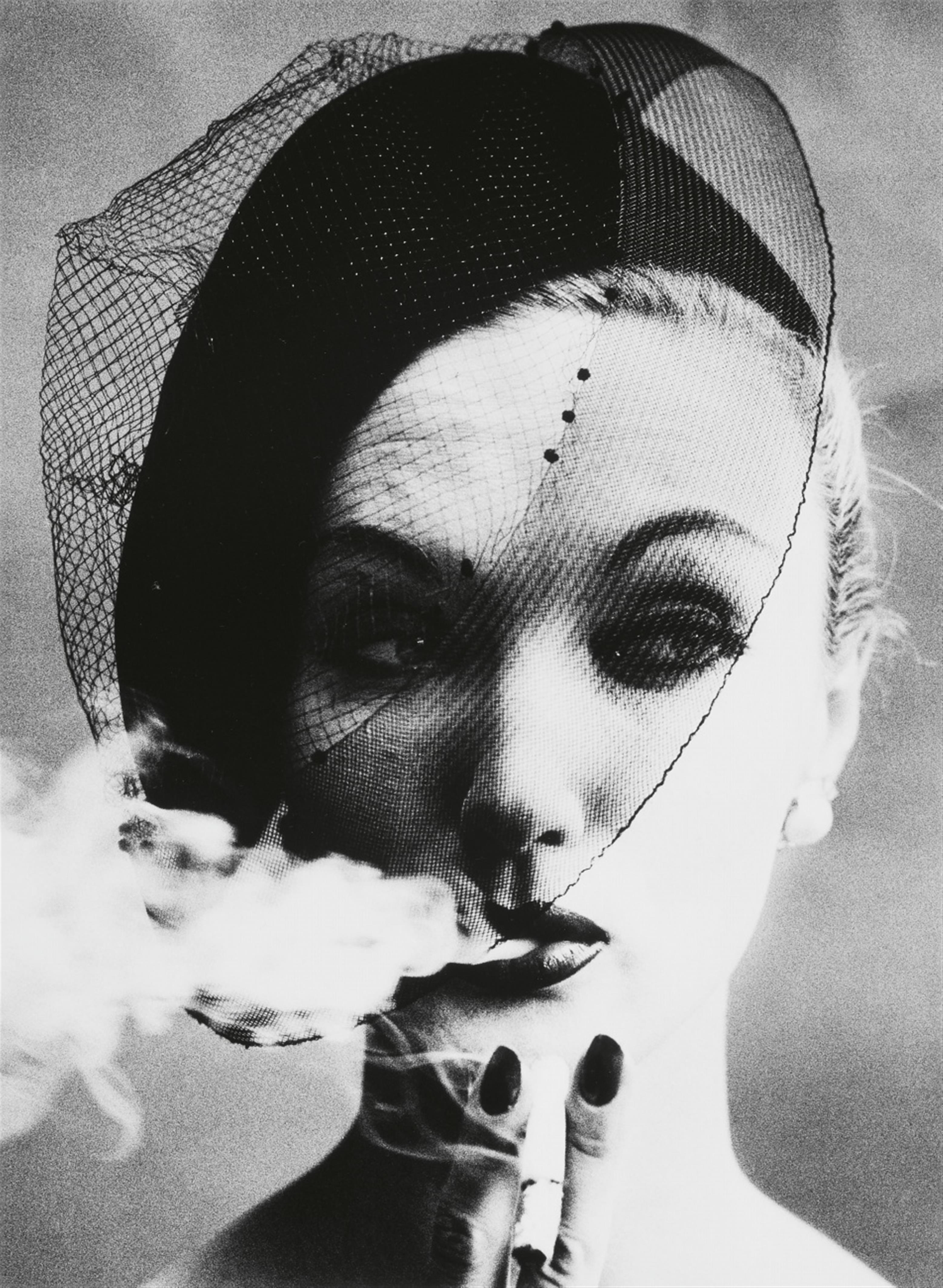 William Klein - Smoke & Veil, Paris (for 'Vogue') - image-1