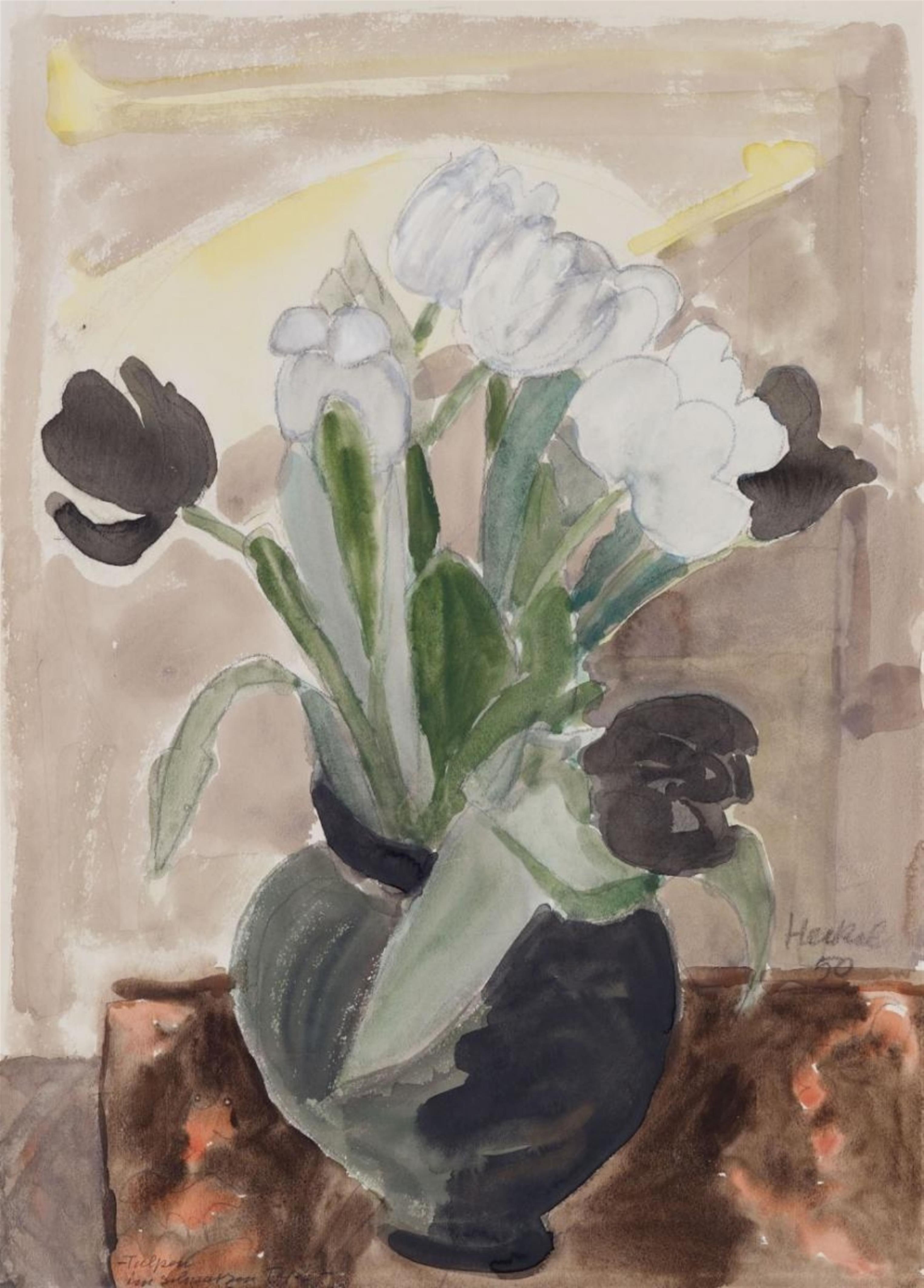 Erich Heckel - Tulpen im schwarzen Topf - image-1