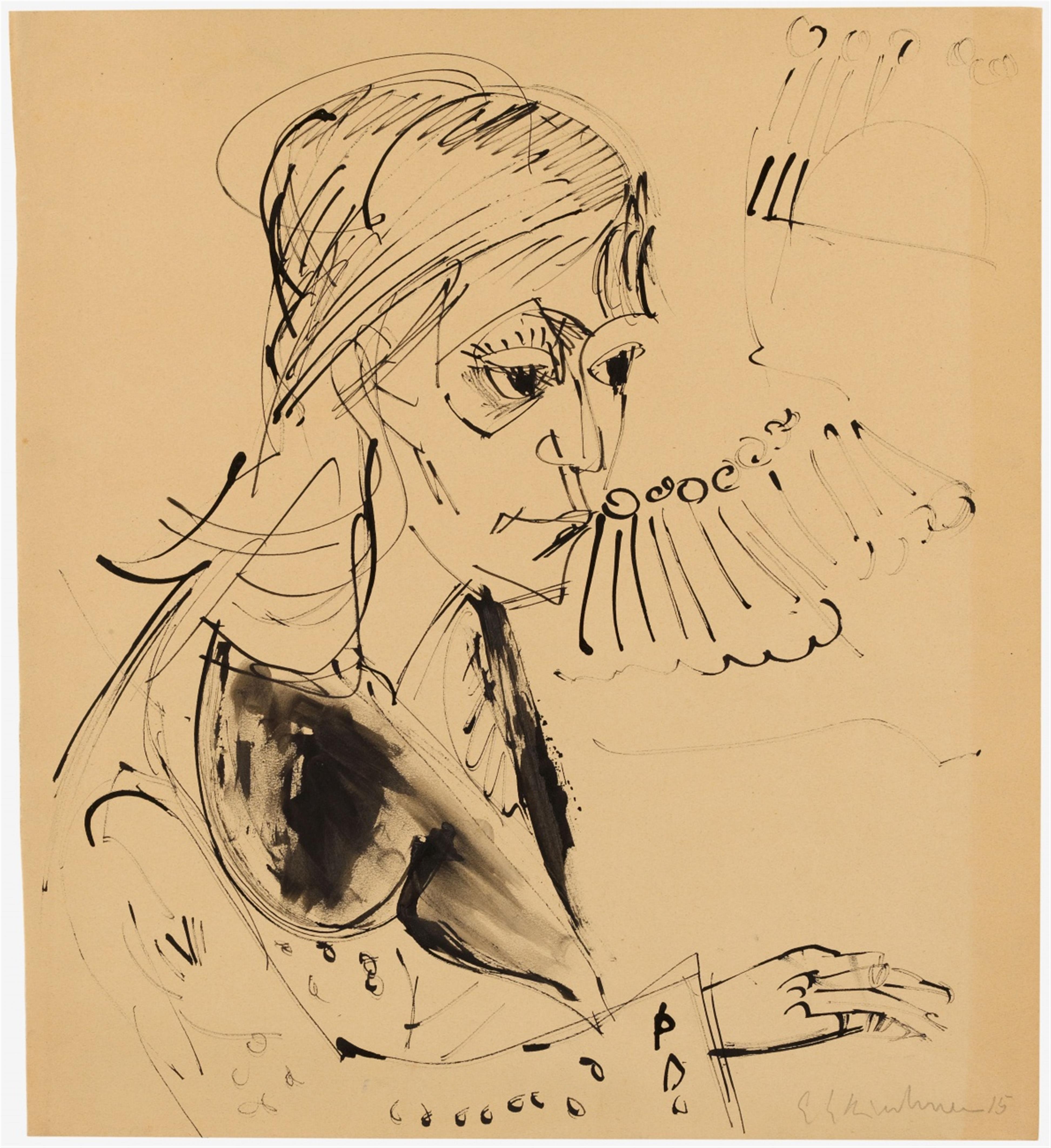 Ernst Ludwig Kirchner - Frauenbildnis (Erna Schilling) - image-1