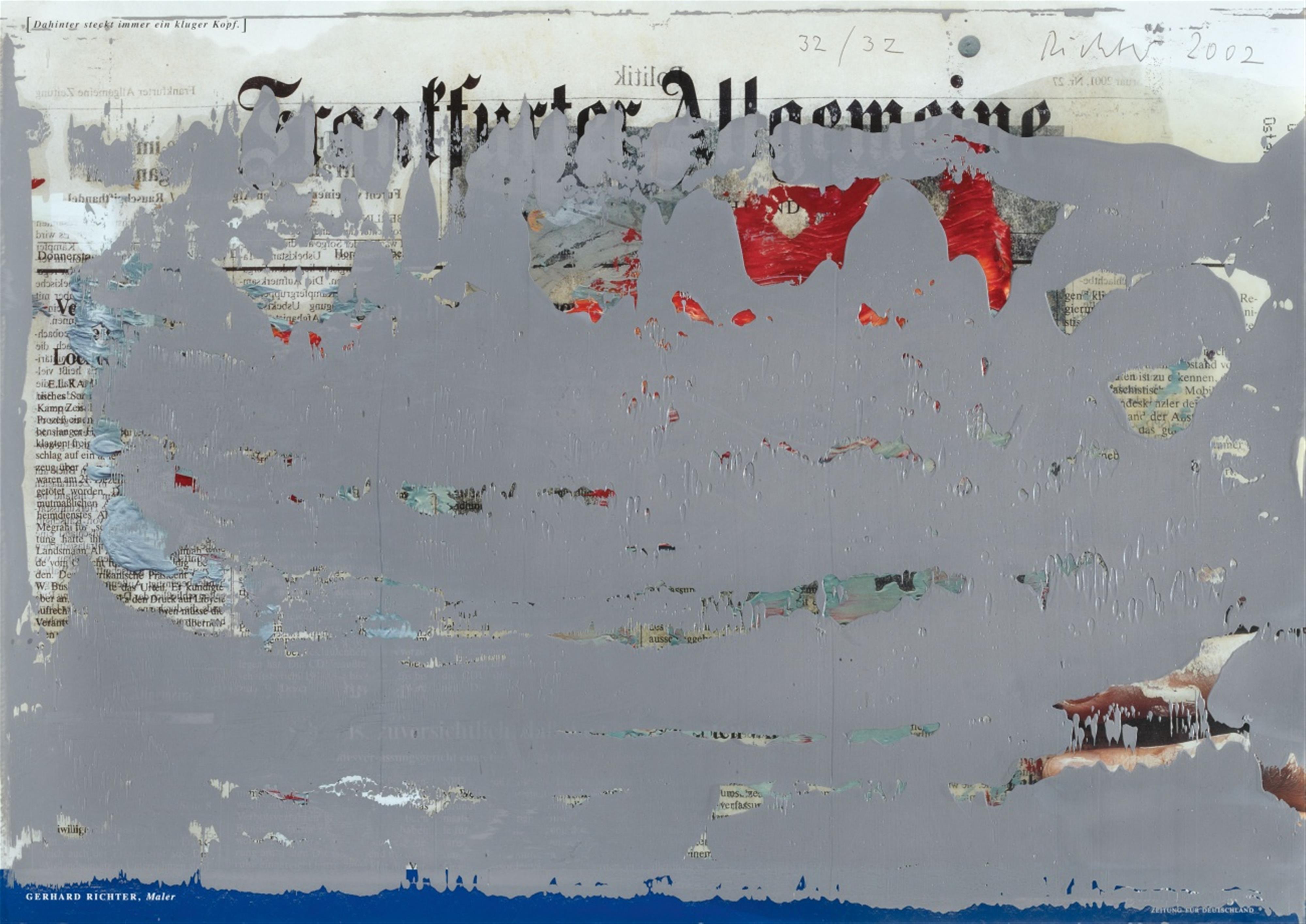 Gerhard Richter - FAZ-Übermalung - image-1