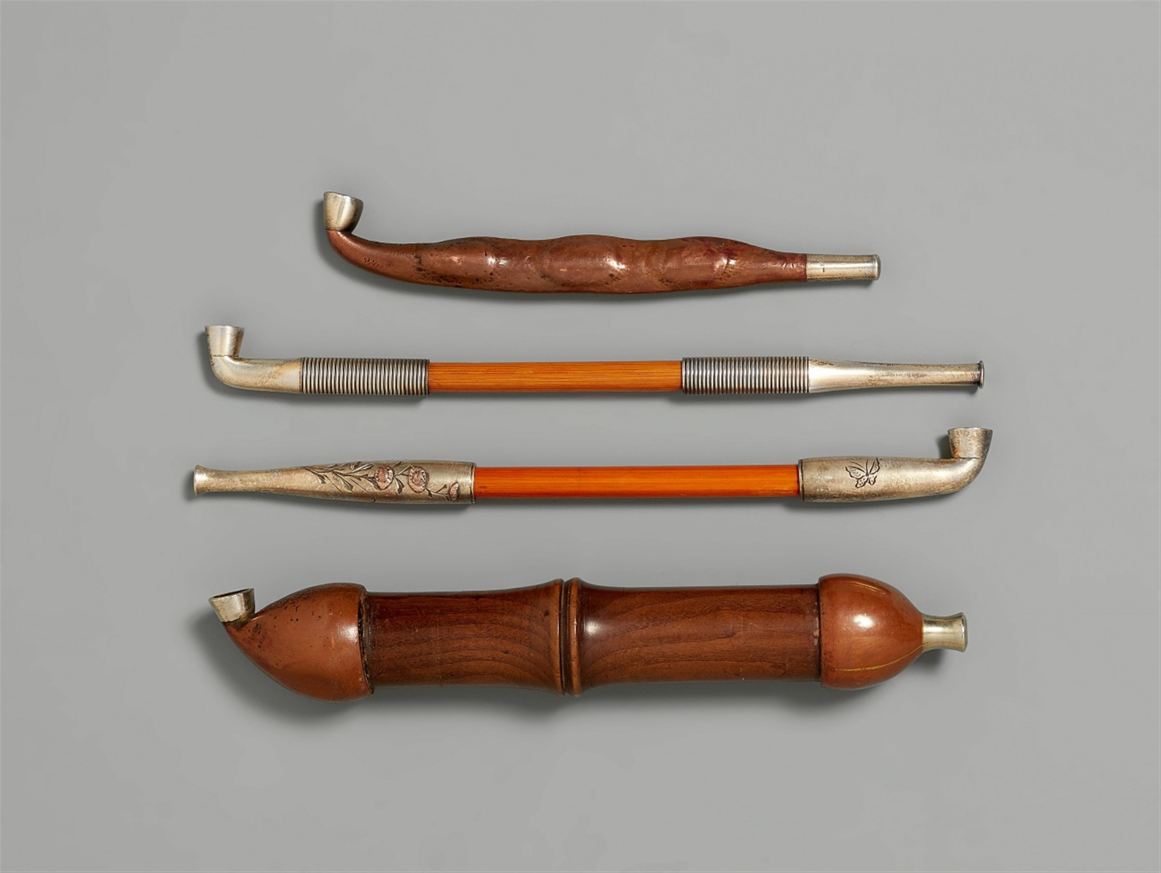 Four pipes (kiseru). Late 19th century - image-1