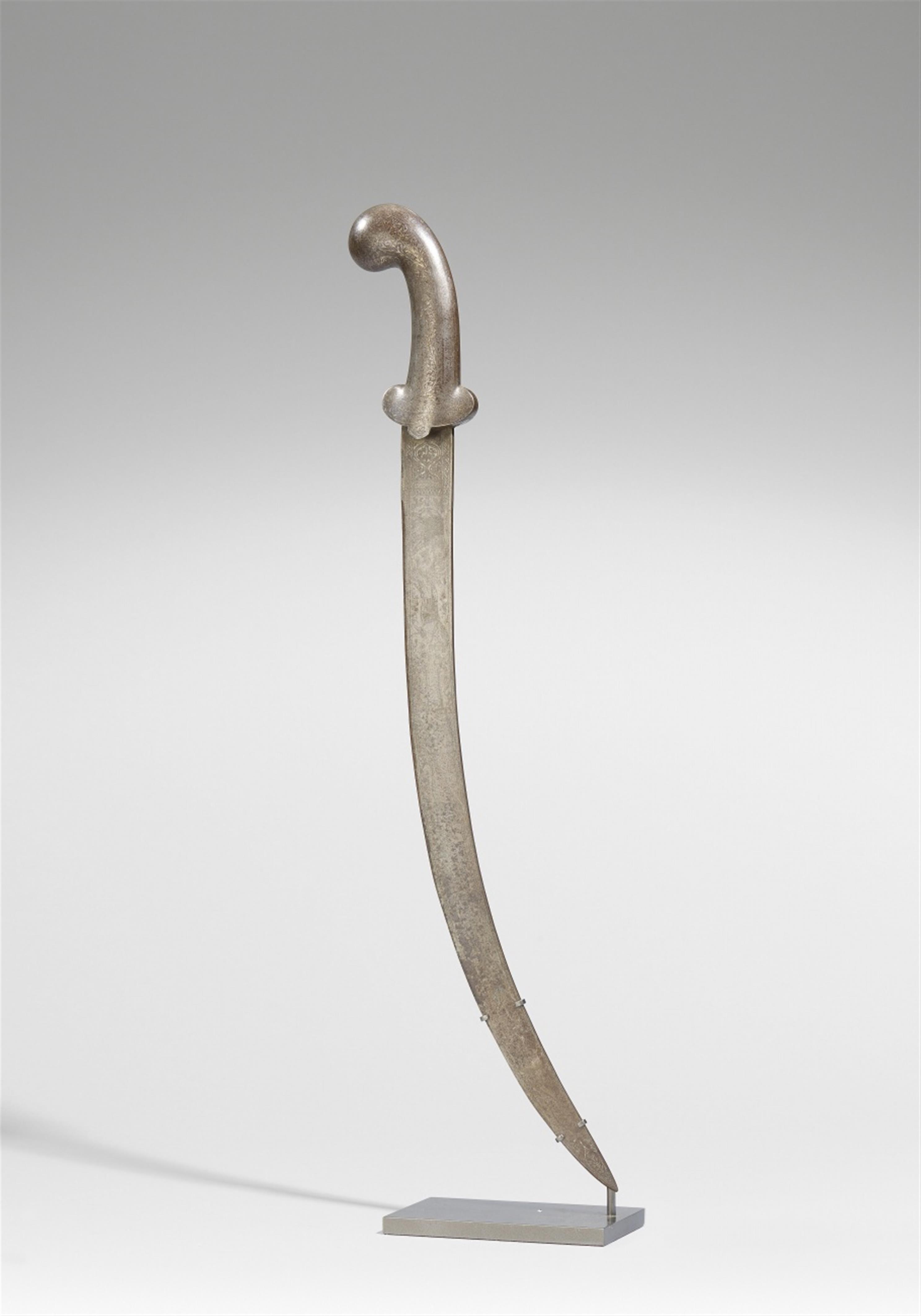 Schwert (shamshir). Ganzeisen. Indien, Mogul. 19. Jh. - image-1