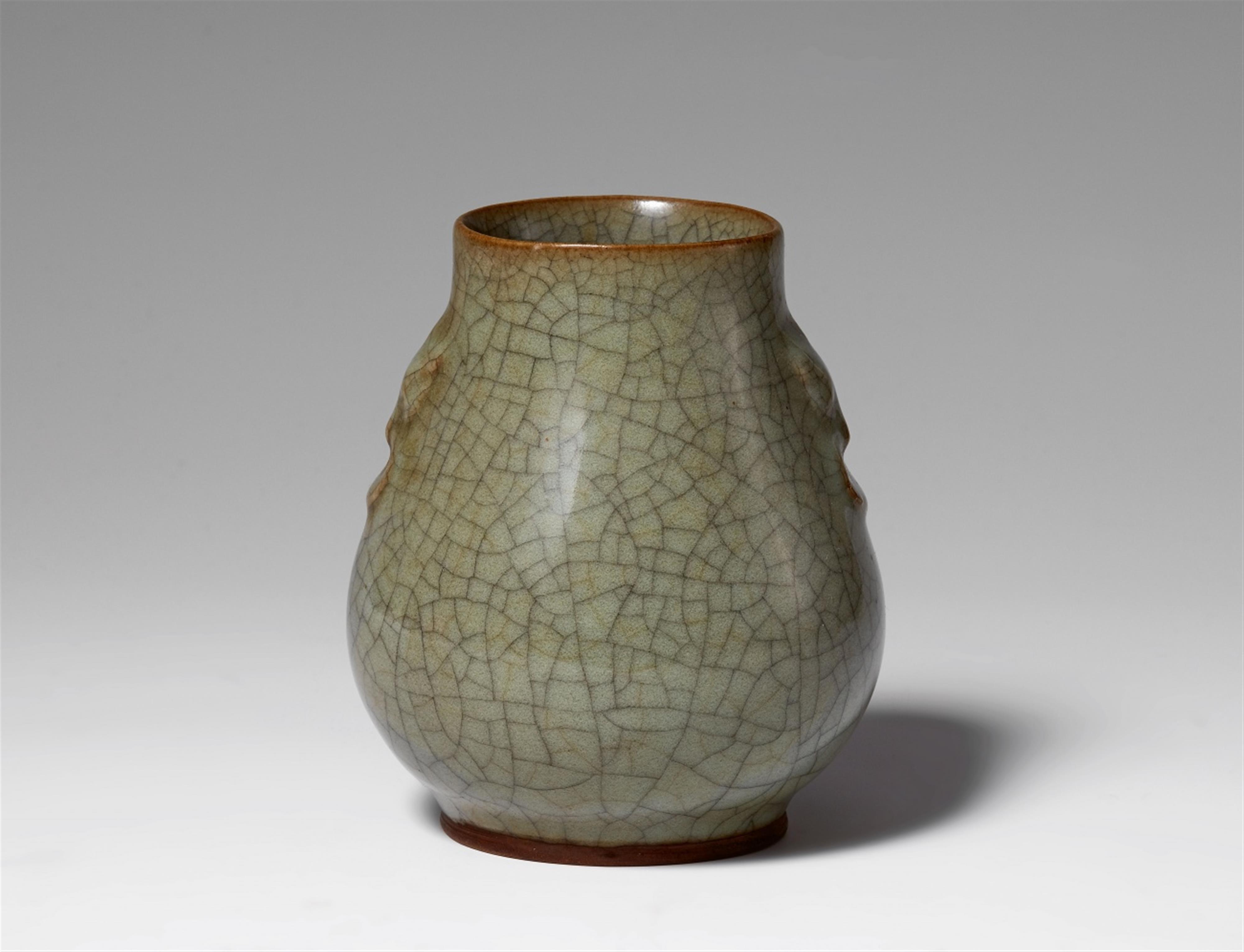 Vase von hu-Form. Qing-Zeit - image-1