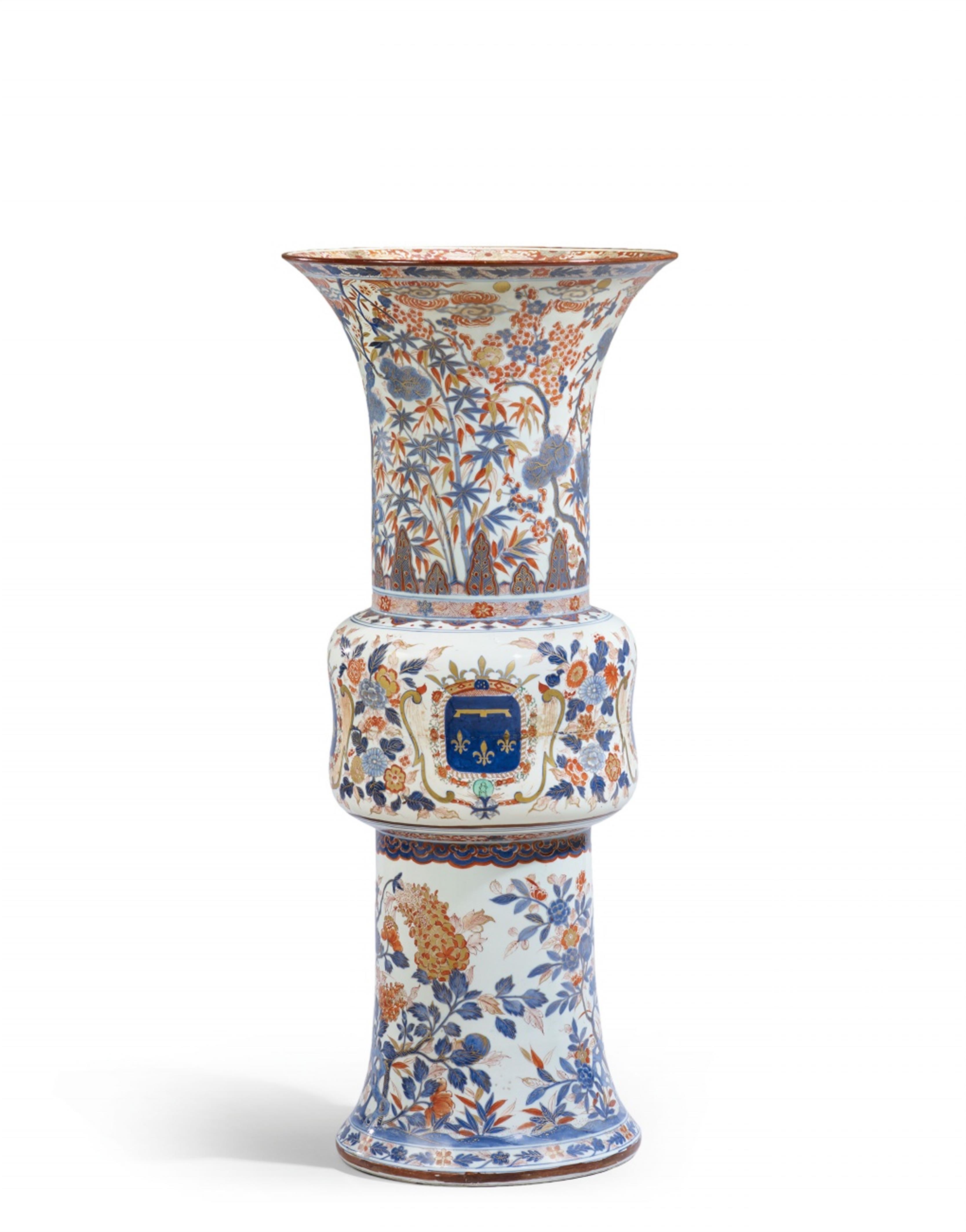 Sehr große Imari Vase. Samson, Frankreich. 19. Jh. - image-1