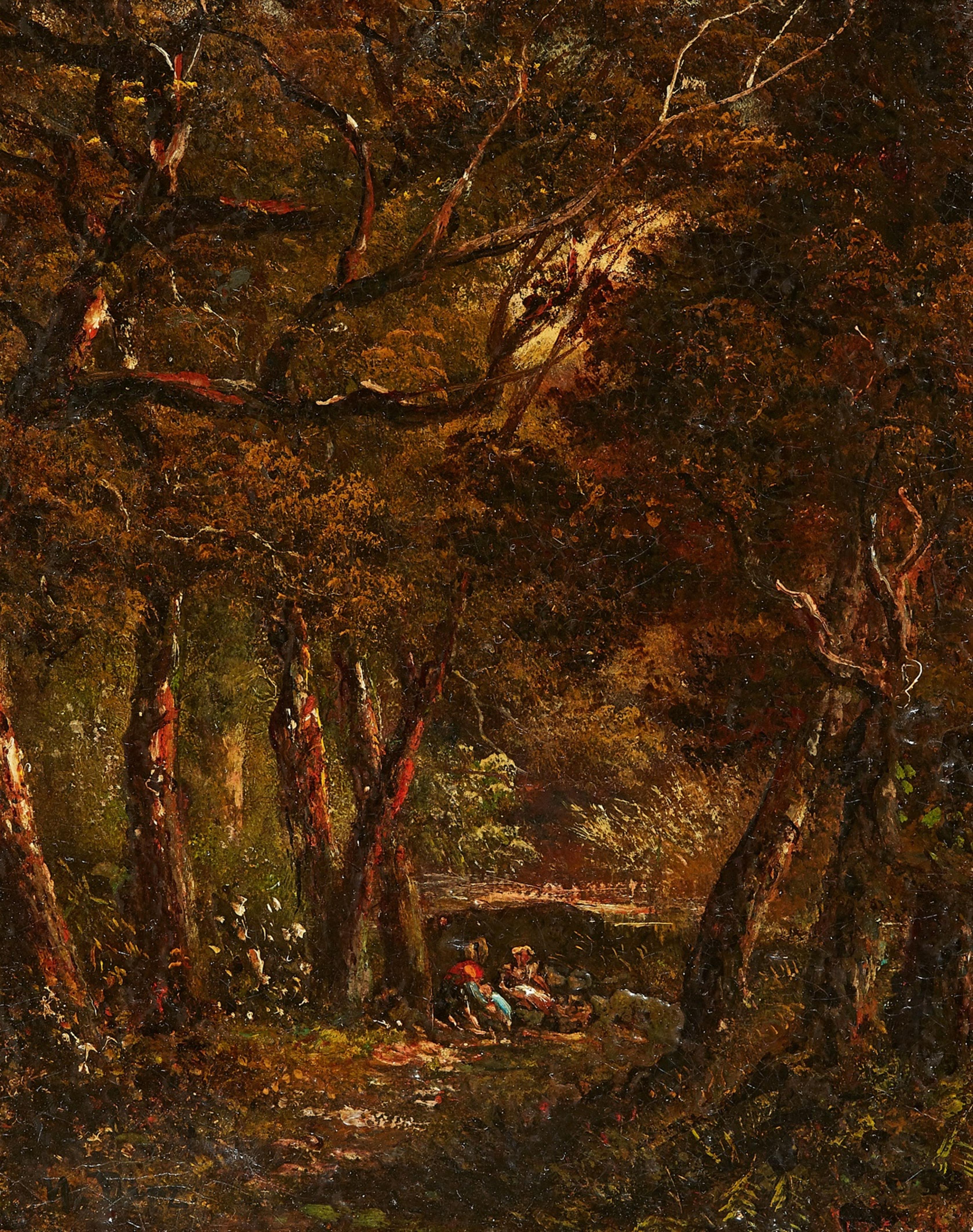 Narcisse Díaz de la Peña - Im Wald von Fontainebleau - image-1