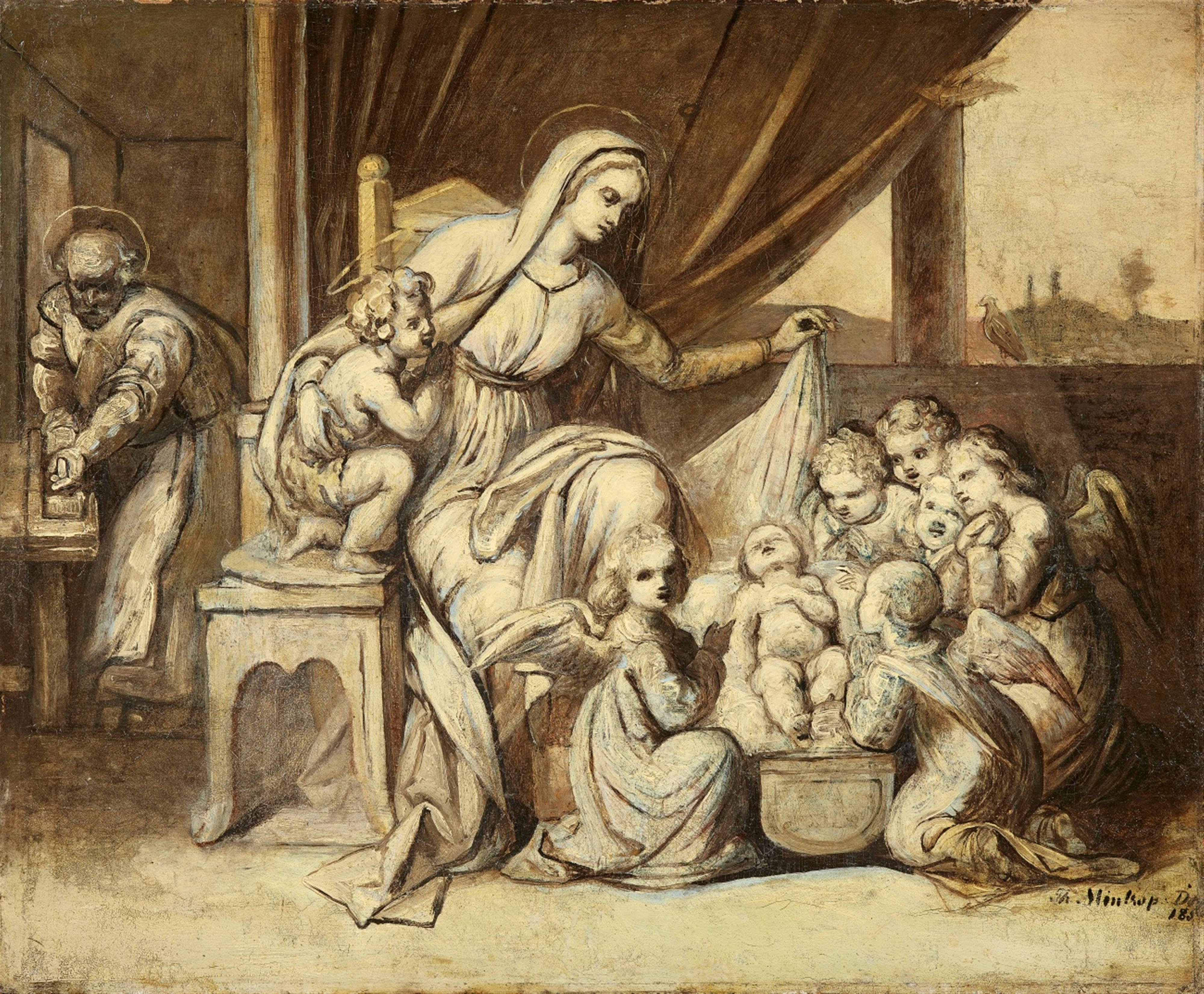 Theodor Mintrop - The Holy Family with Angels - image-1