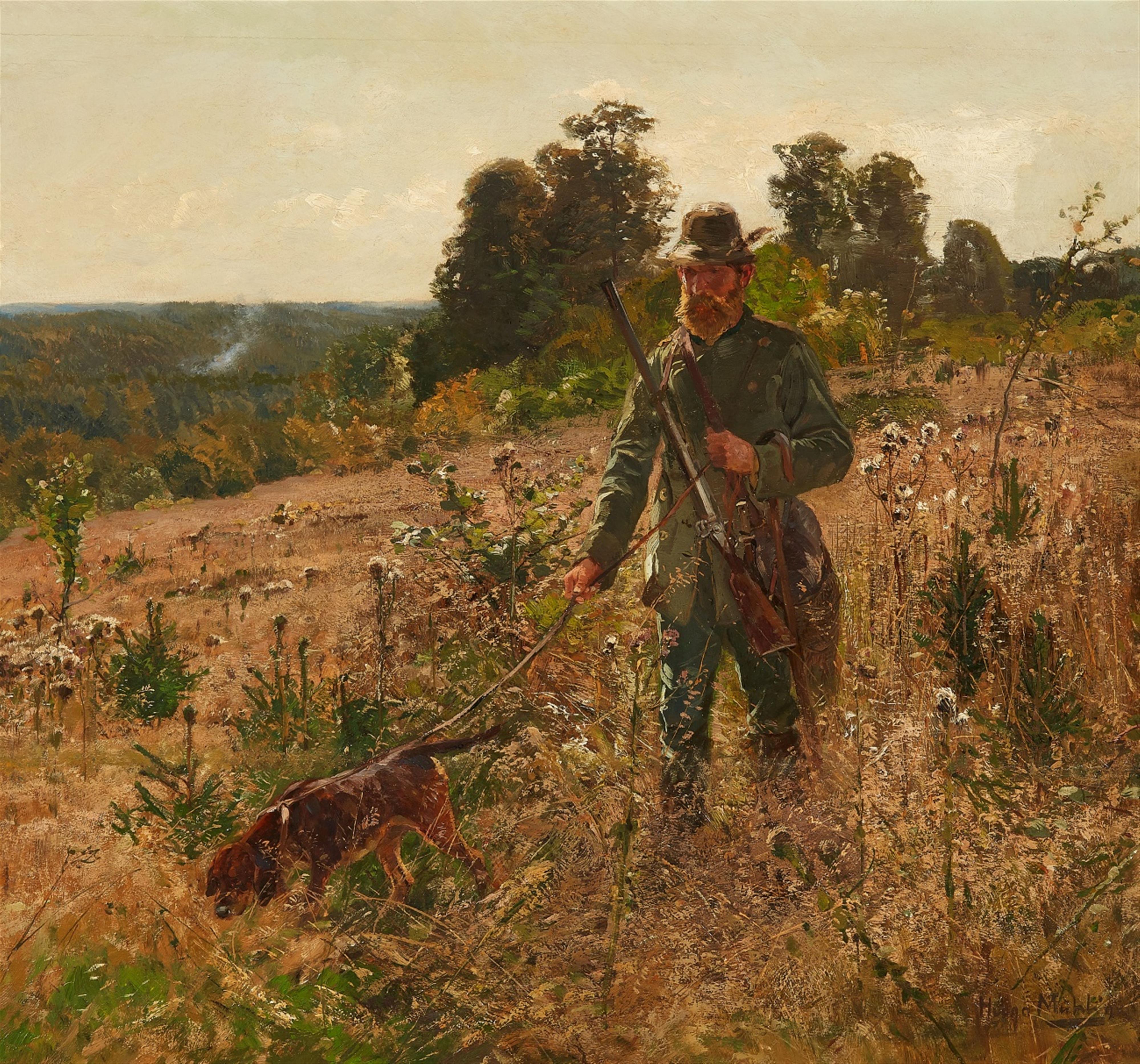 Hugo Mühlig - Ranger with his Dog - image-1