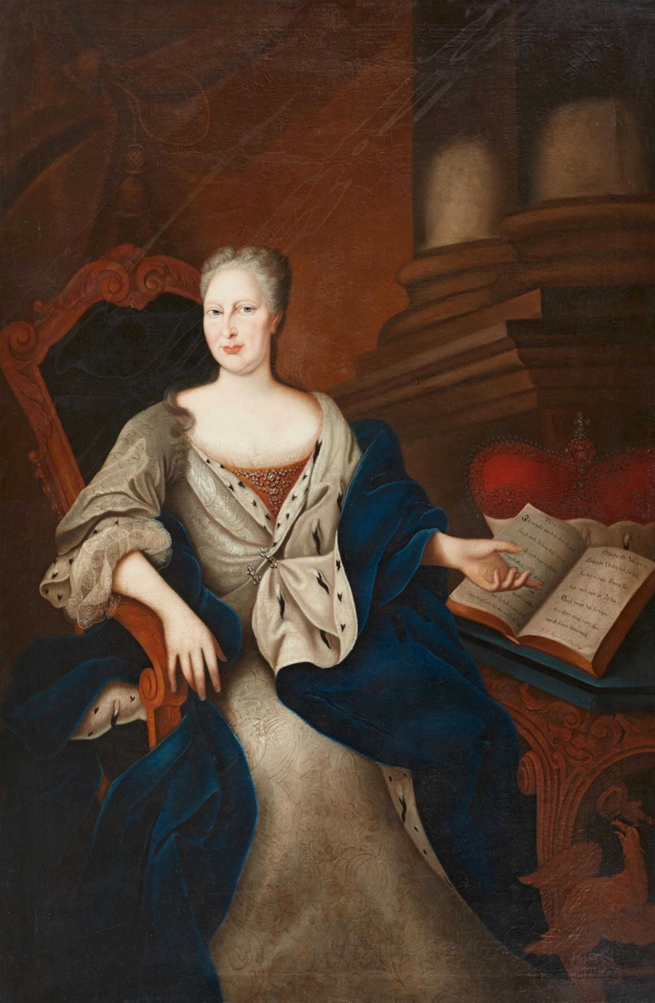 Johann Heinrich Appelius - Portrait of Countess Dorothea Friederike of Hanau - image-1