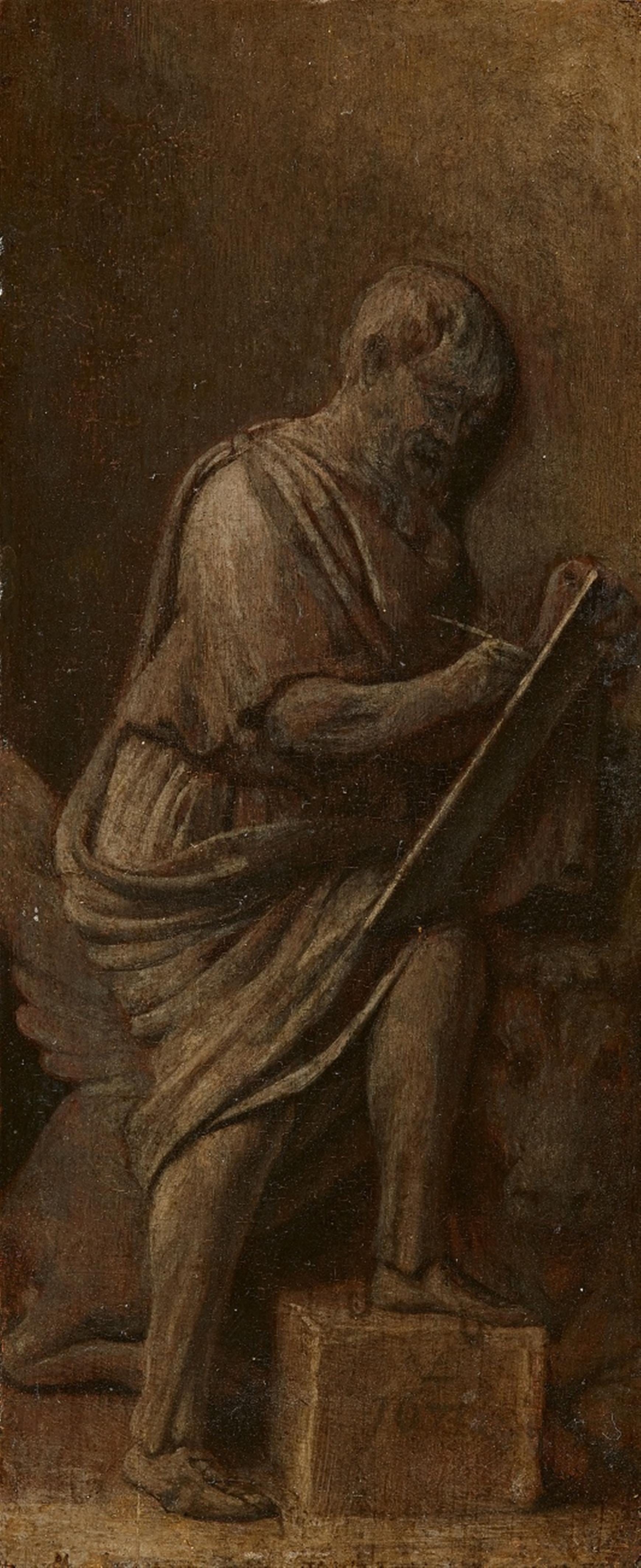 Flämischer Meister des 17. Jahrhunderts - Vier Tafeln mit Grisailledarstellungen der Evangelisten - image-1