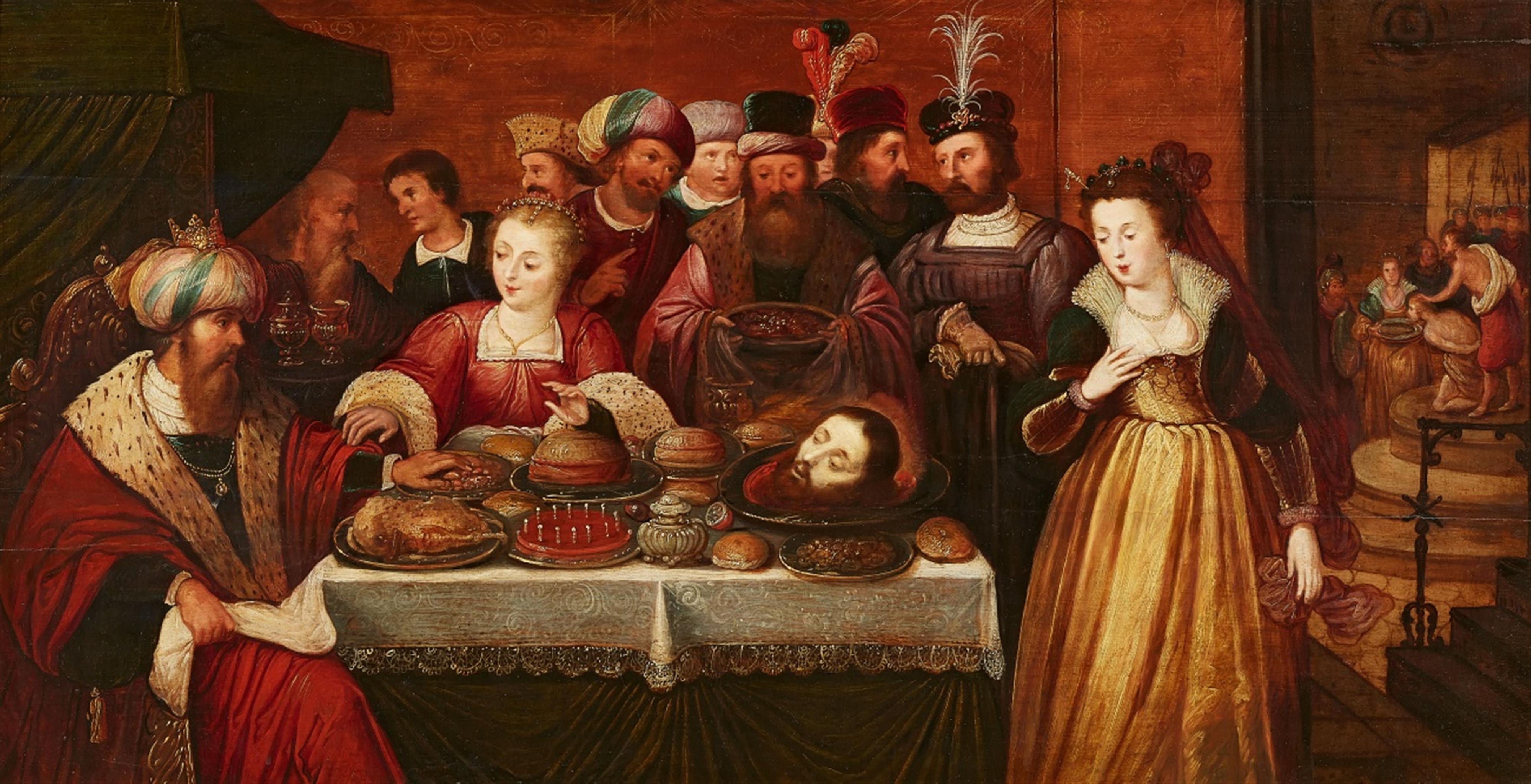 Frans Francken d. Ä., Umkreis - Das Gastmahl des Herodes - image-1