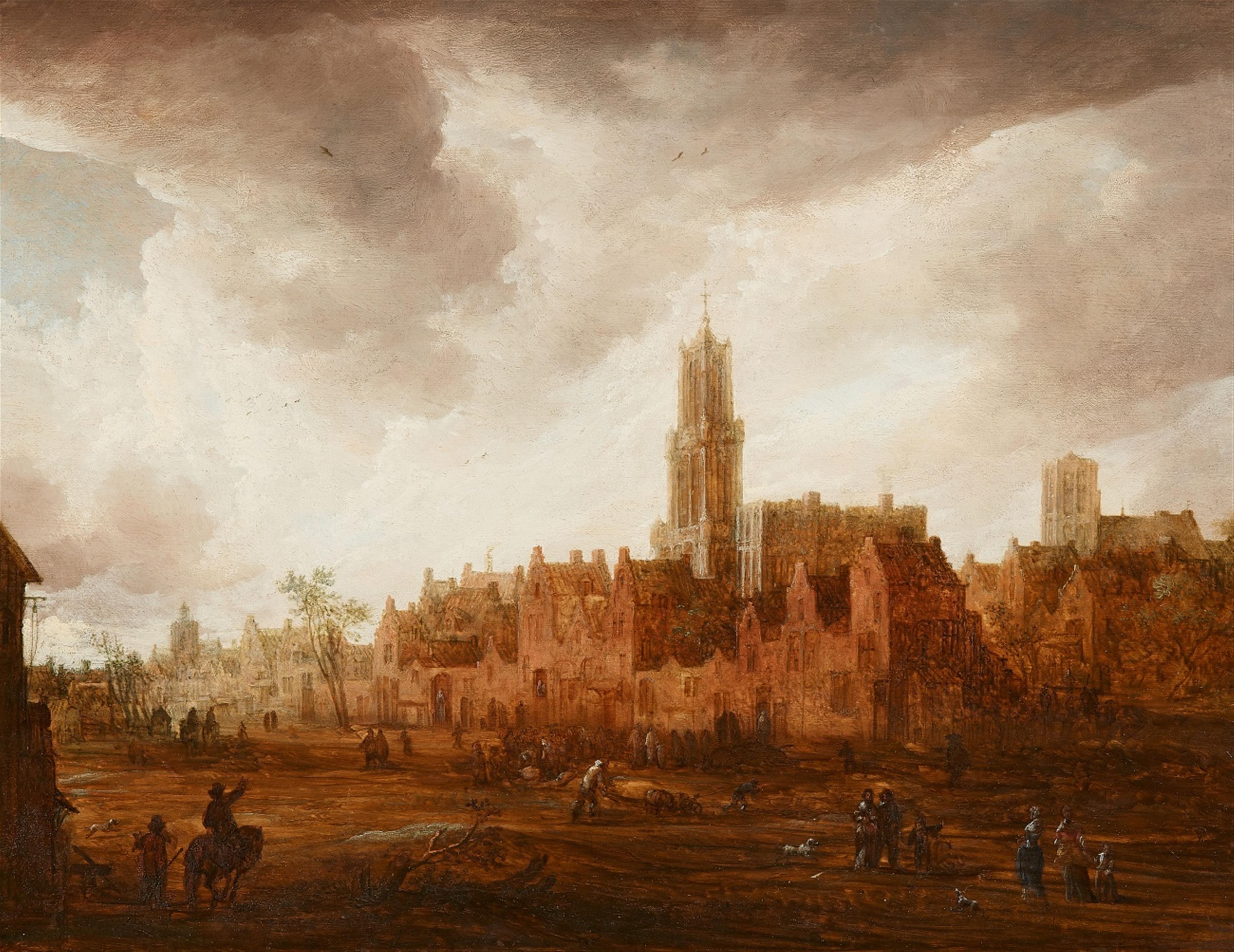 Frans de Momper, attributed to - View of Antwerp - image-1