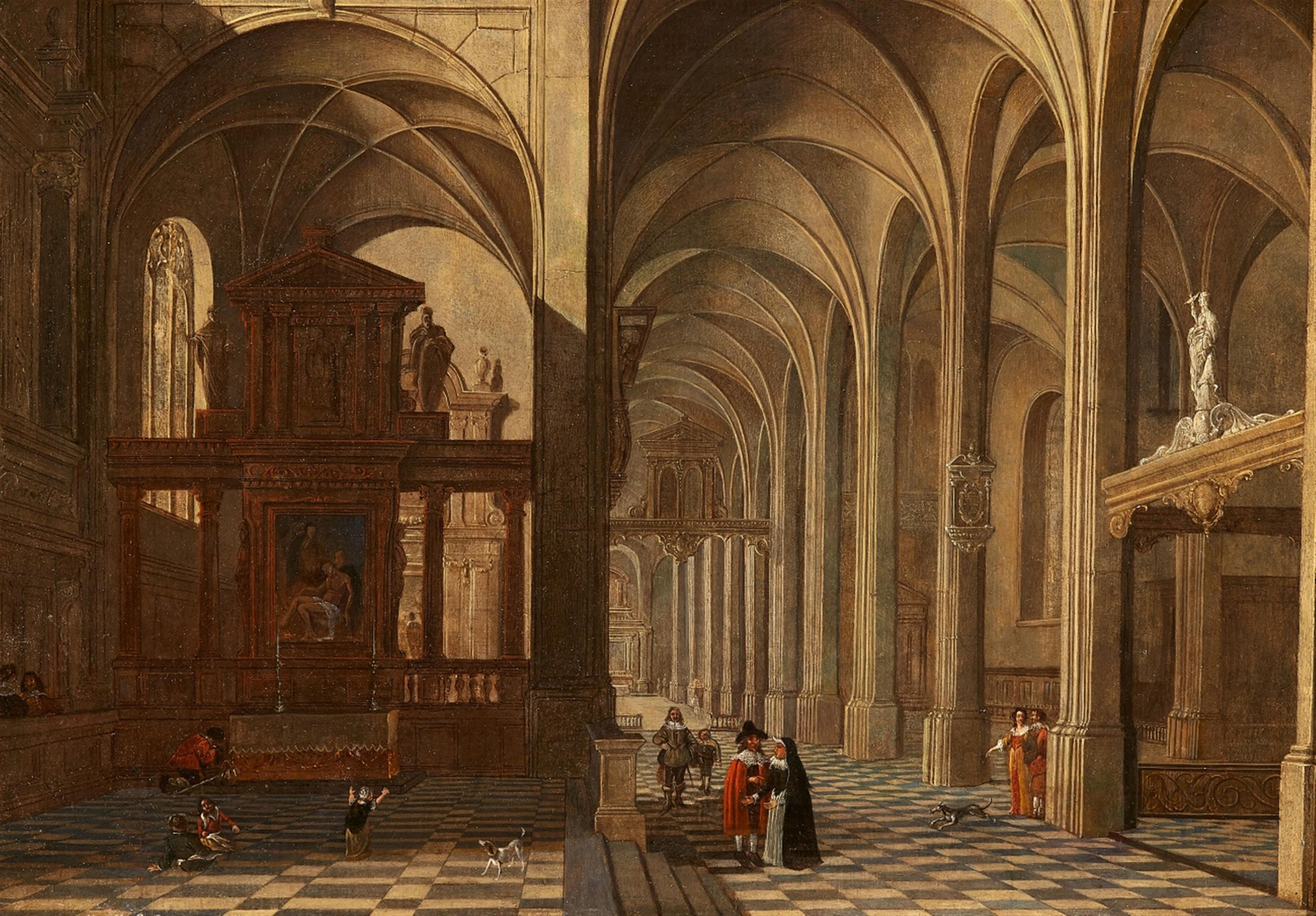 Peeter Neeffs the Younger - Church Interior - image-1