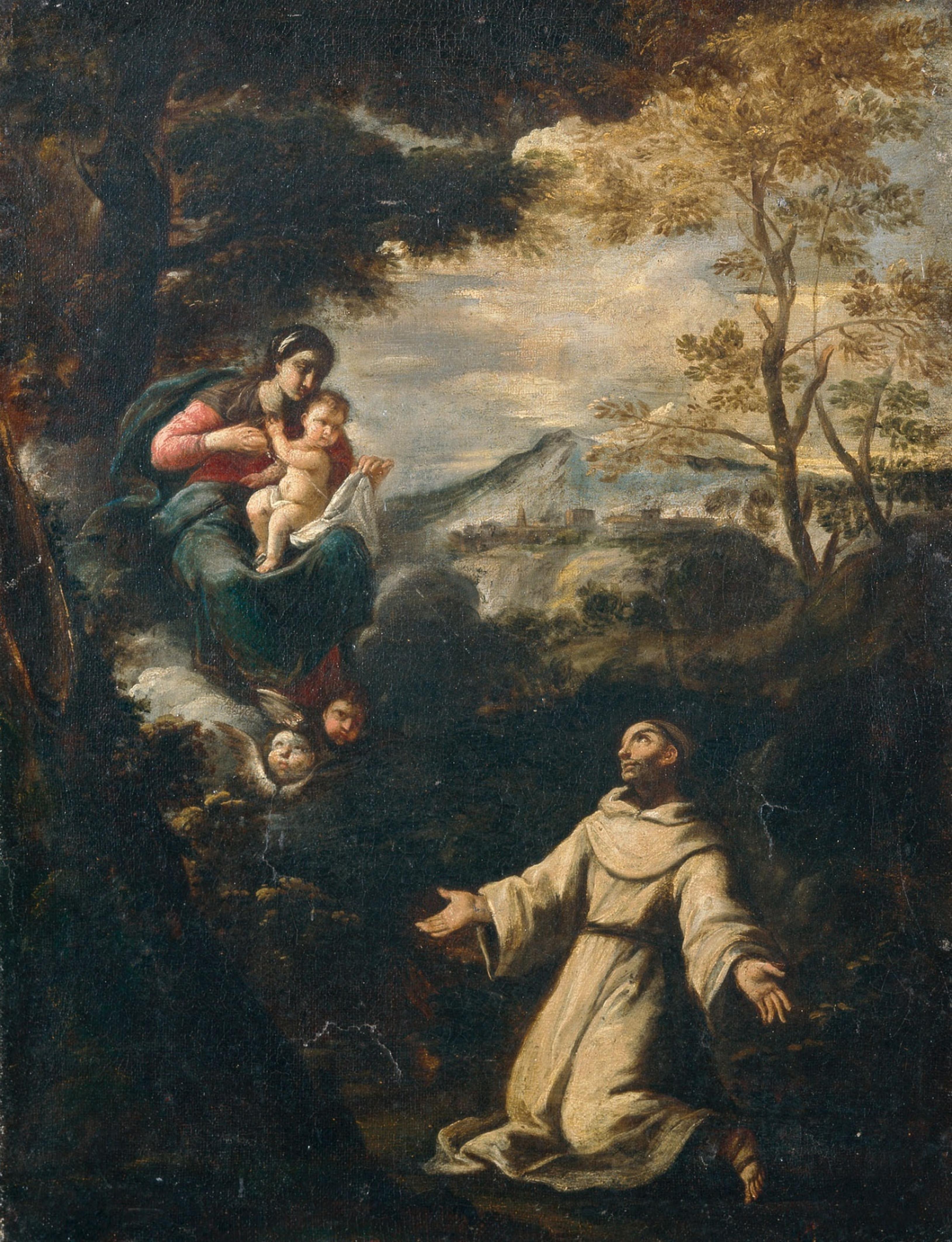 Bartolomé Esteban Murillo, follower of - The Vision of Saint Anthony - image-1