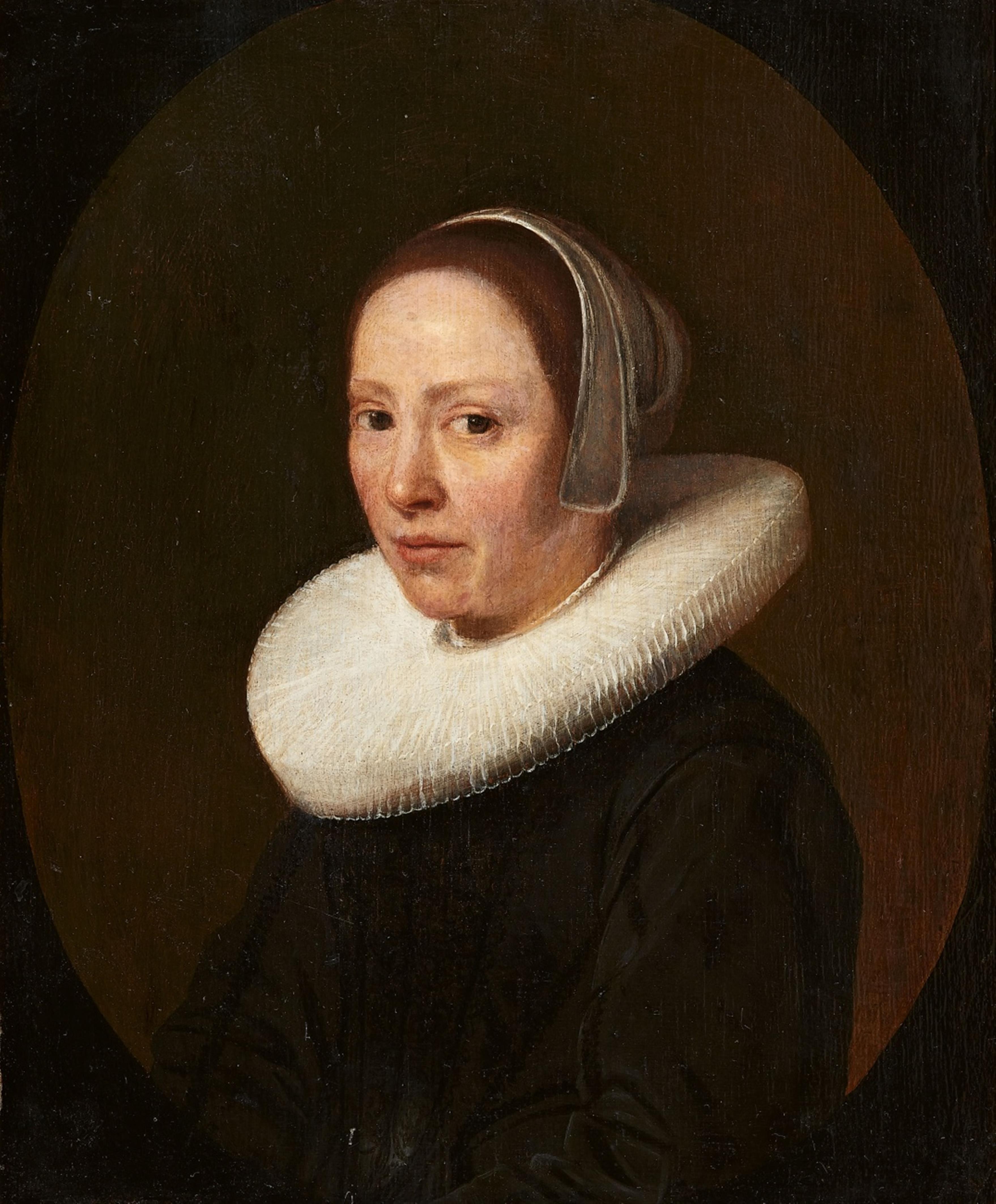 Hendrick Gerritsz. Pot, attributed to - Portrait of a Gentleman Portrait of a Lady - image-2