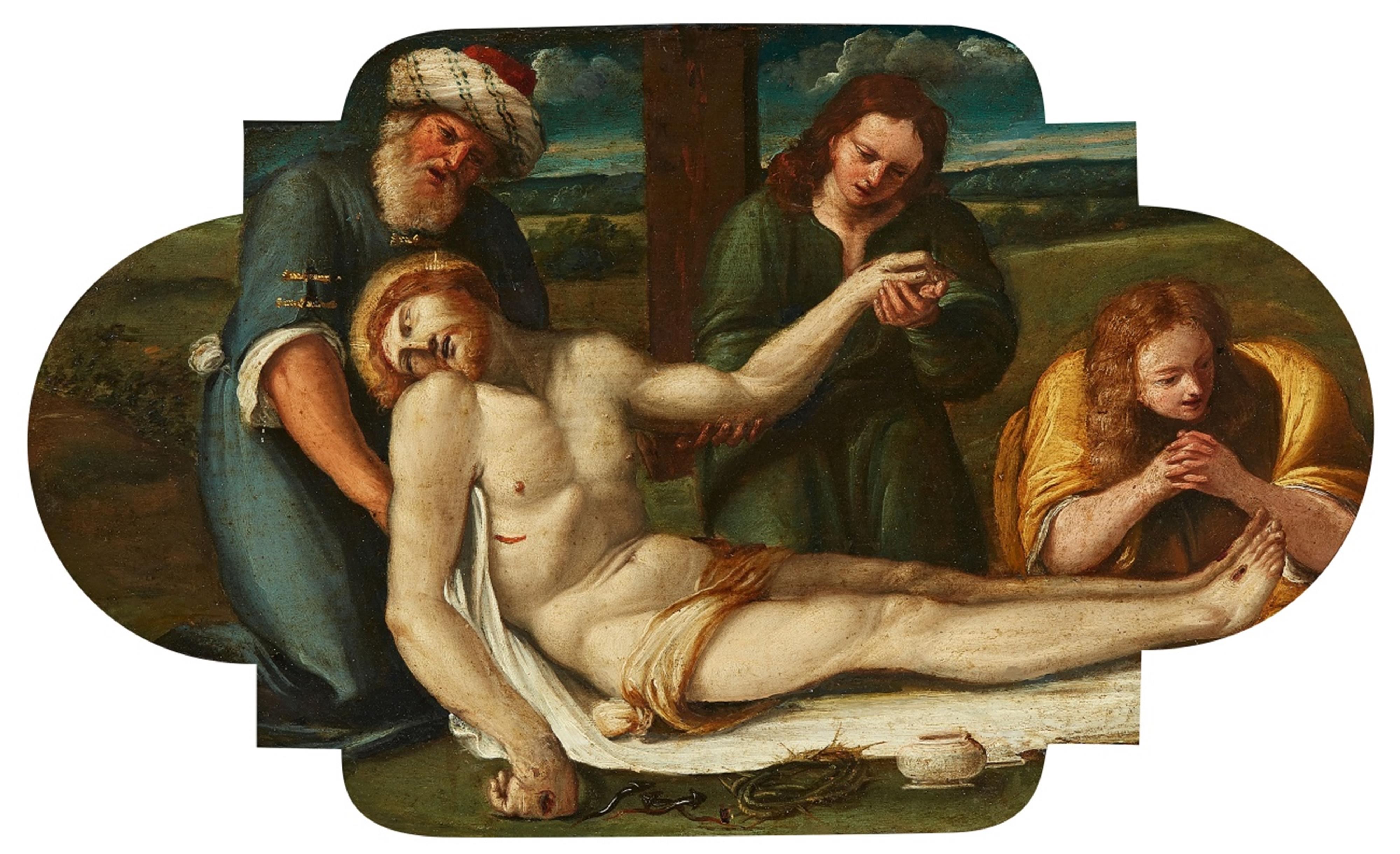 Süddeutscher Meister der 1. Hälfte des 17. Jahrhunderts - Beweinung Christi - image-1