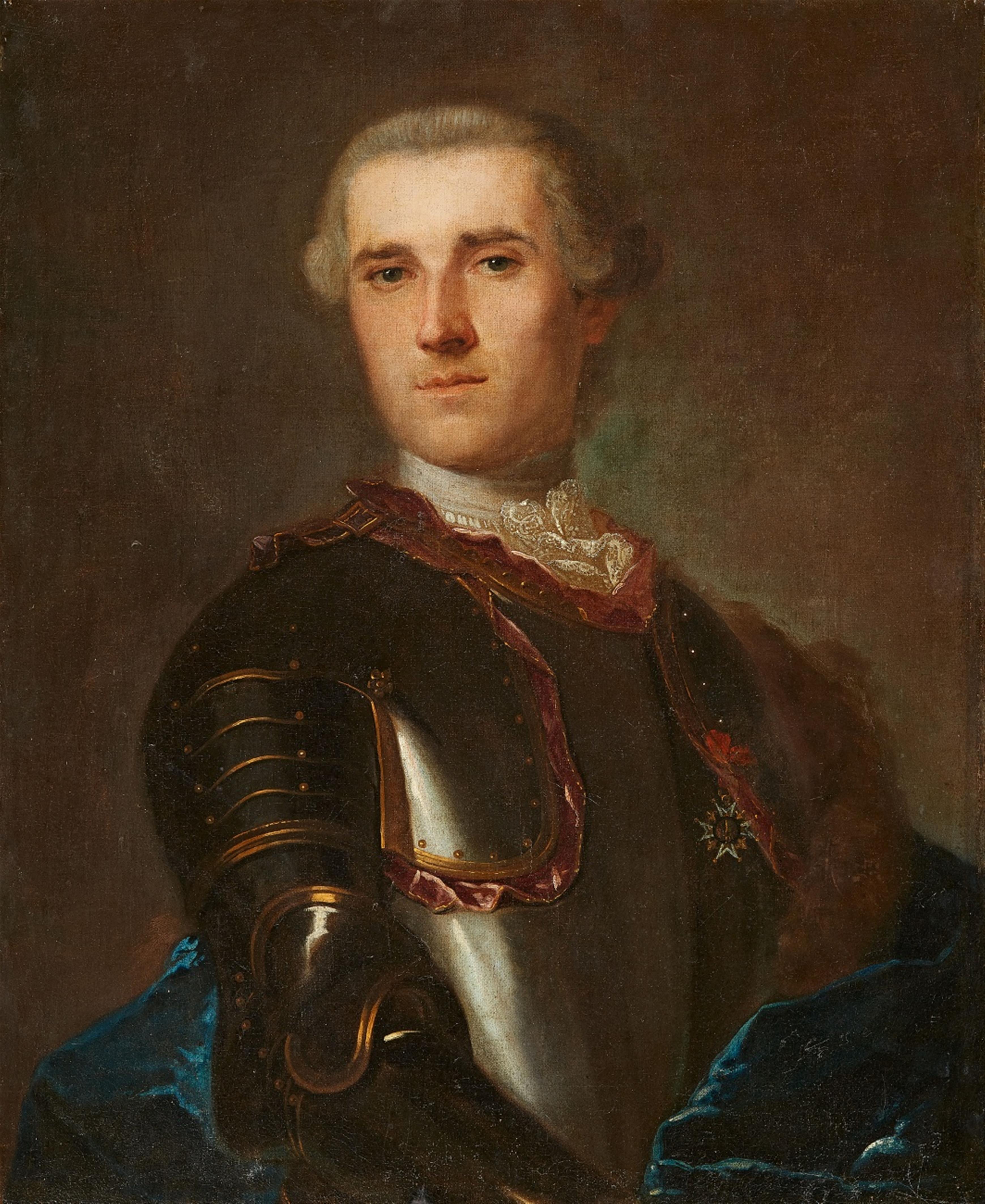 Robert Le Vrac de Tournieres, in der Art - Bildnis eines Herrn mit dem Ordre du Saint-Esprit - image-1