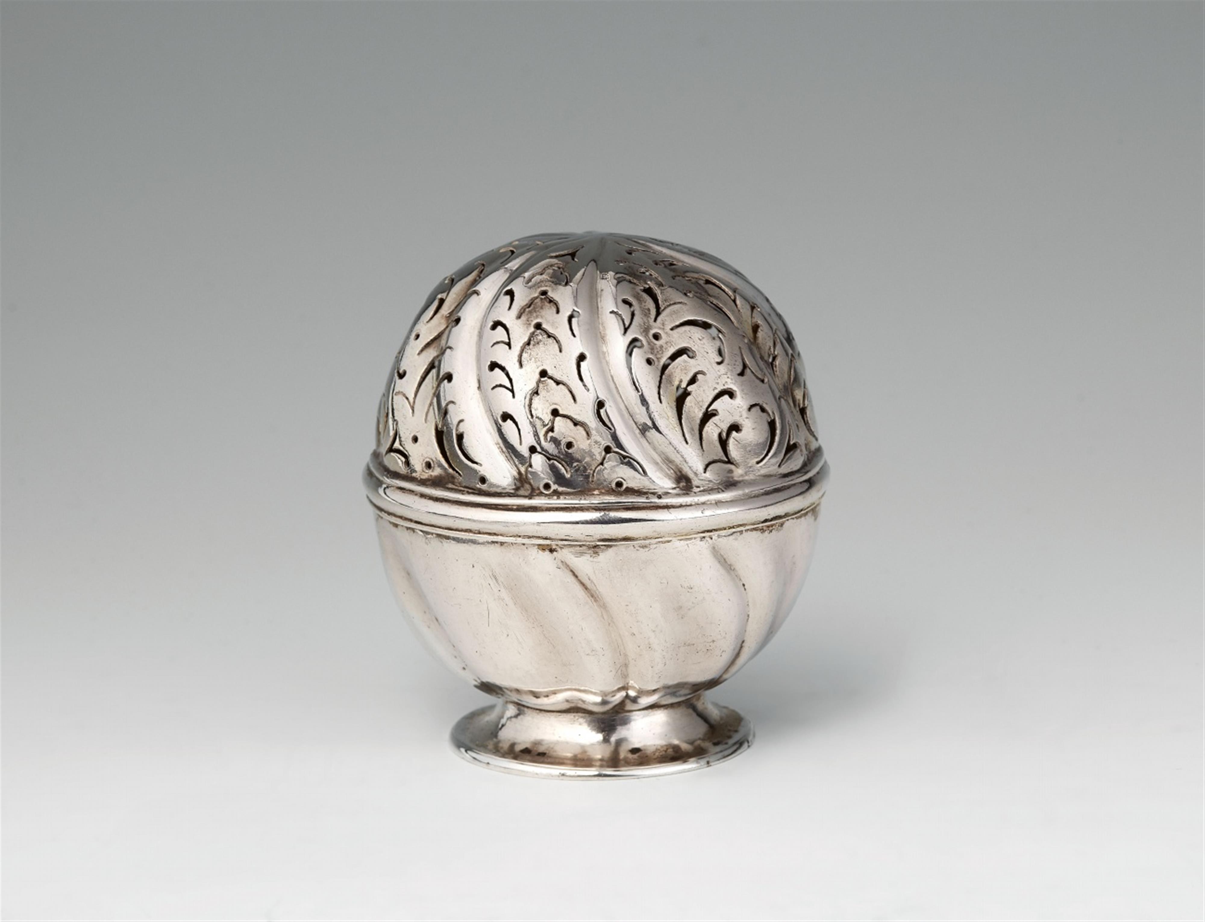 An Augsburg silver soap sphere - image-1