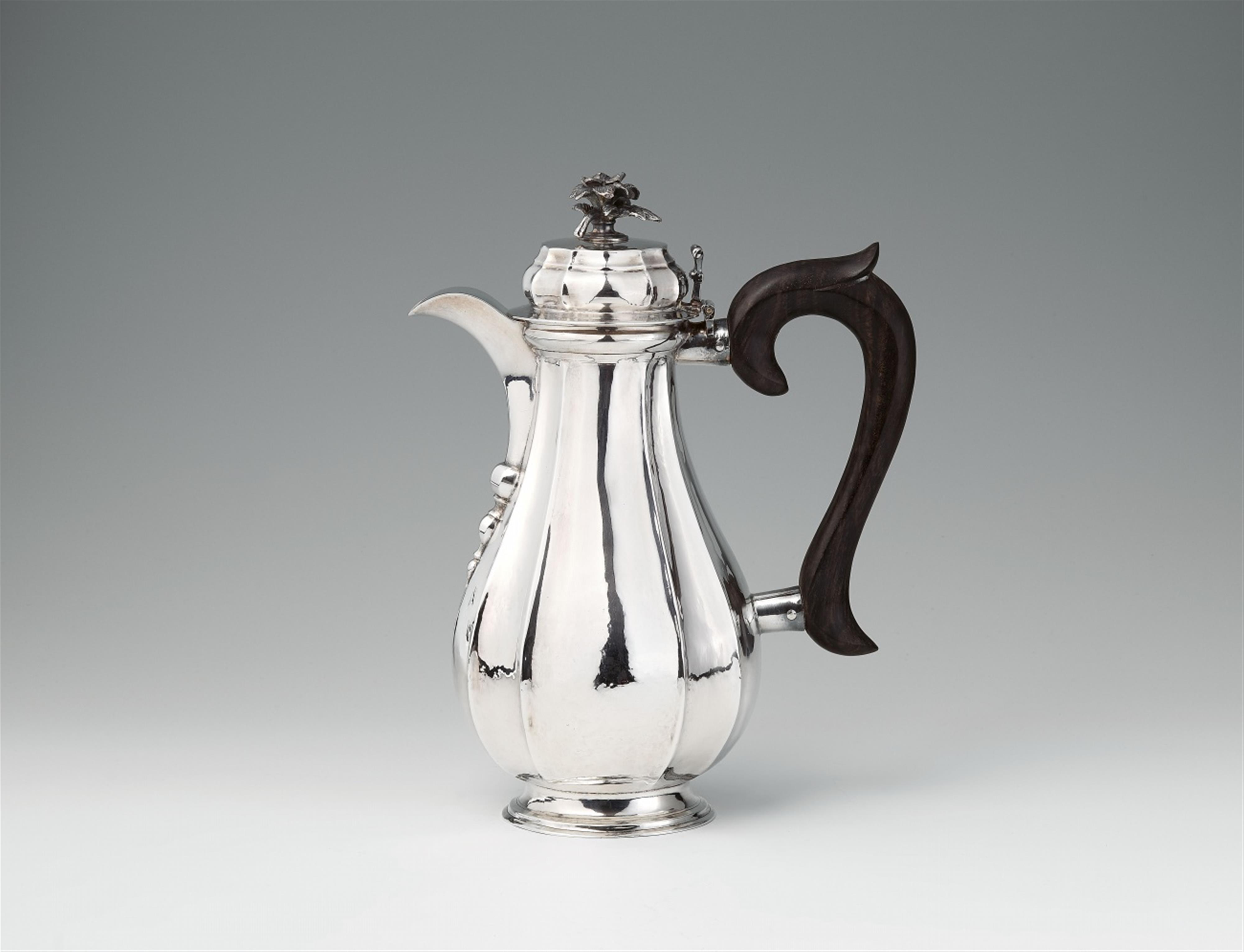 A Rostock silver chocolate pot - image-1