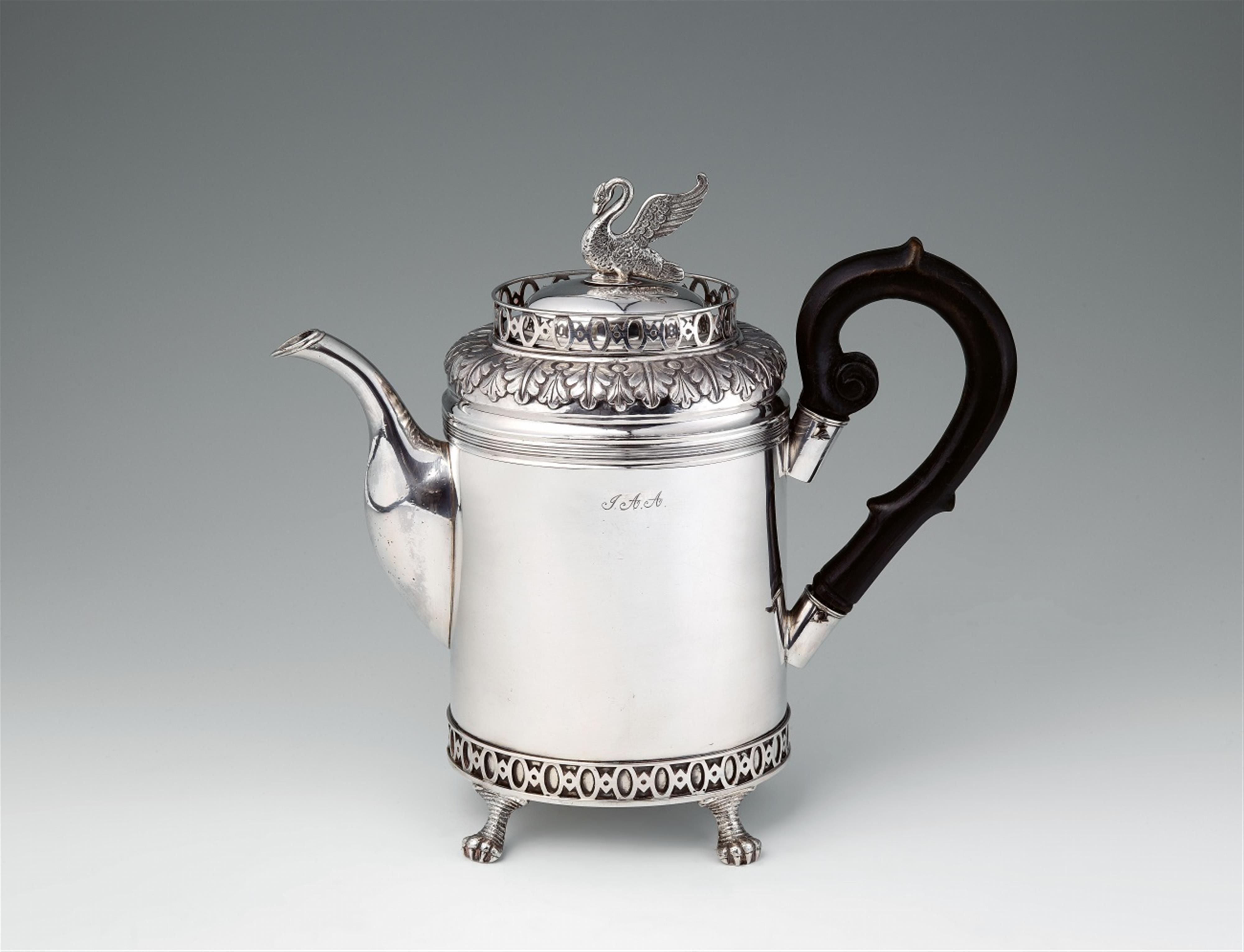 A Swedish silver coffee pot - image-1