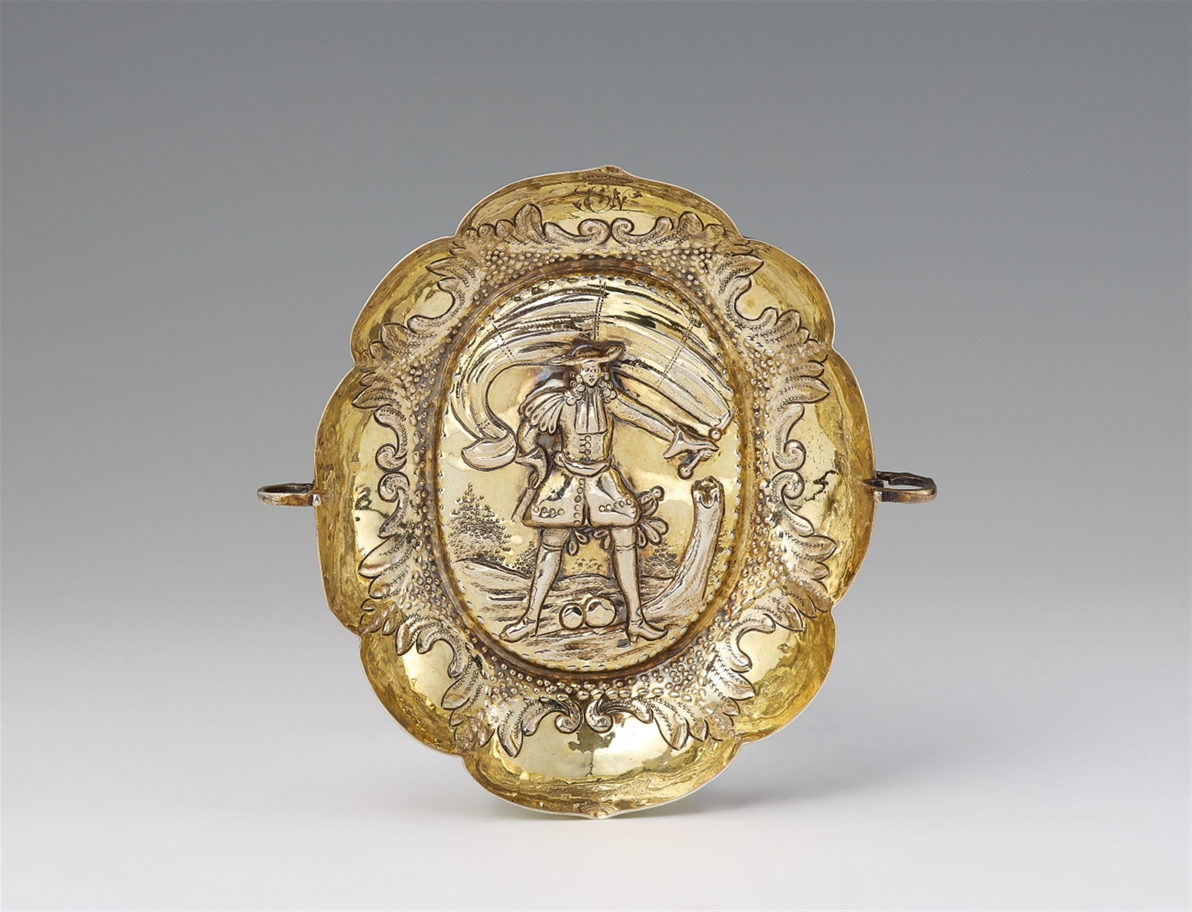 A large Augsburg silver gilt brandy bowl - image-1