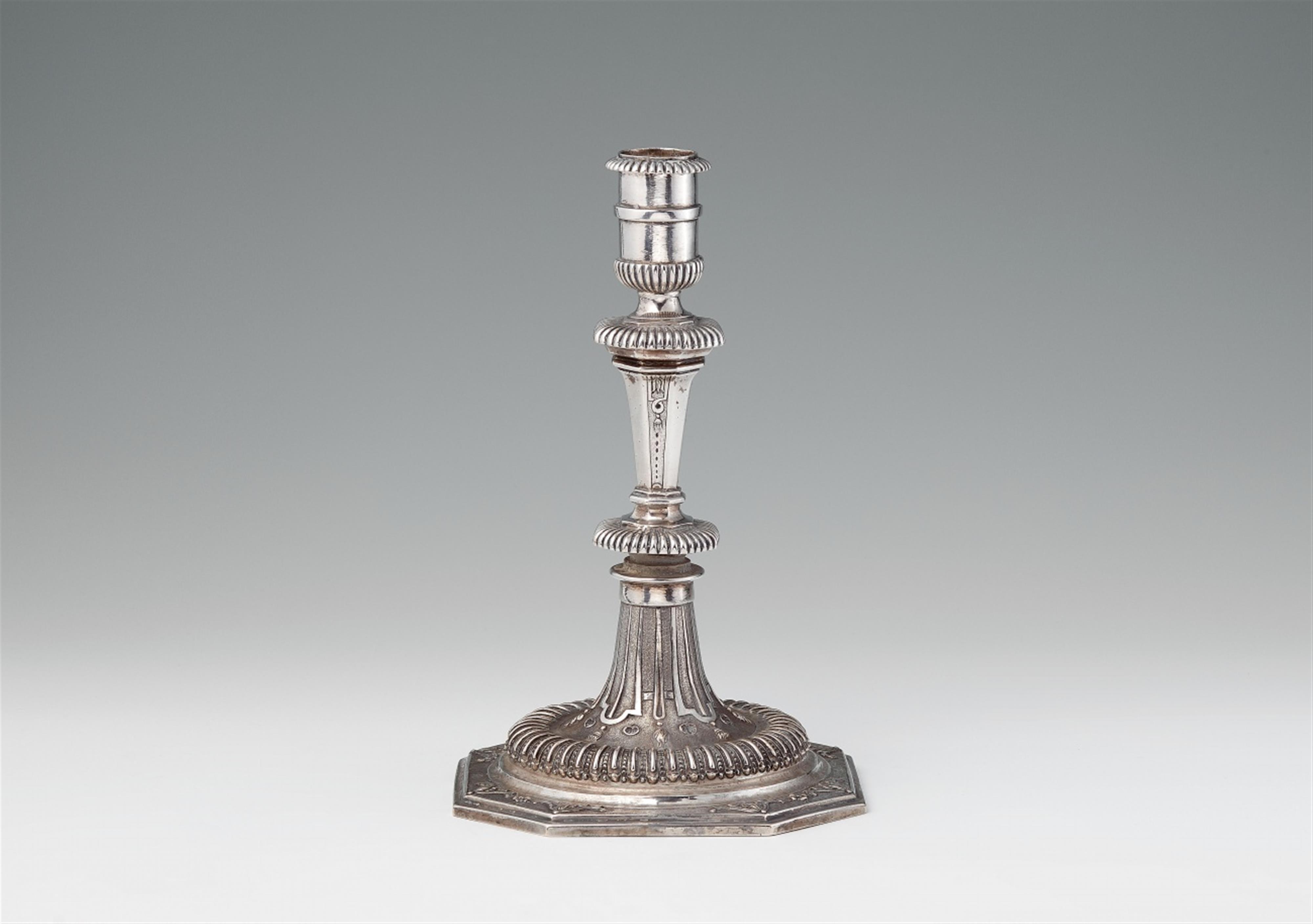 A Cologne Régence silver candlestick - image-1