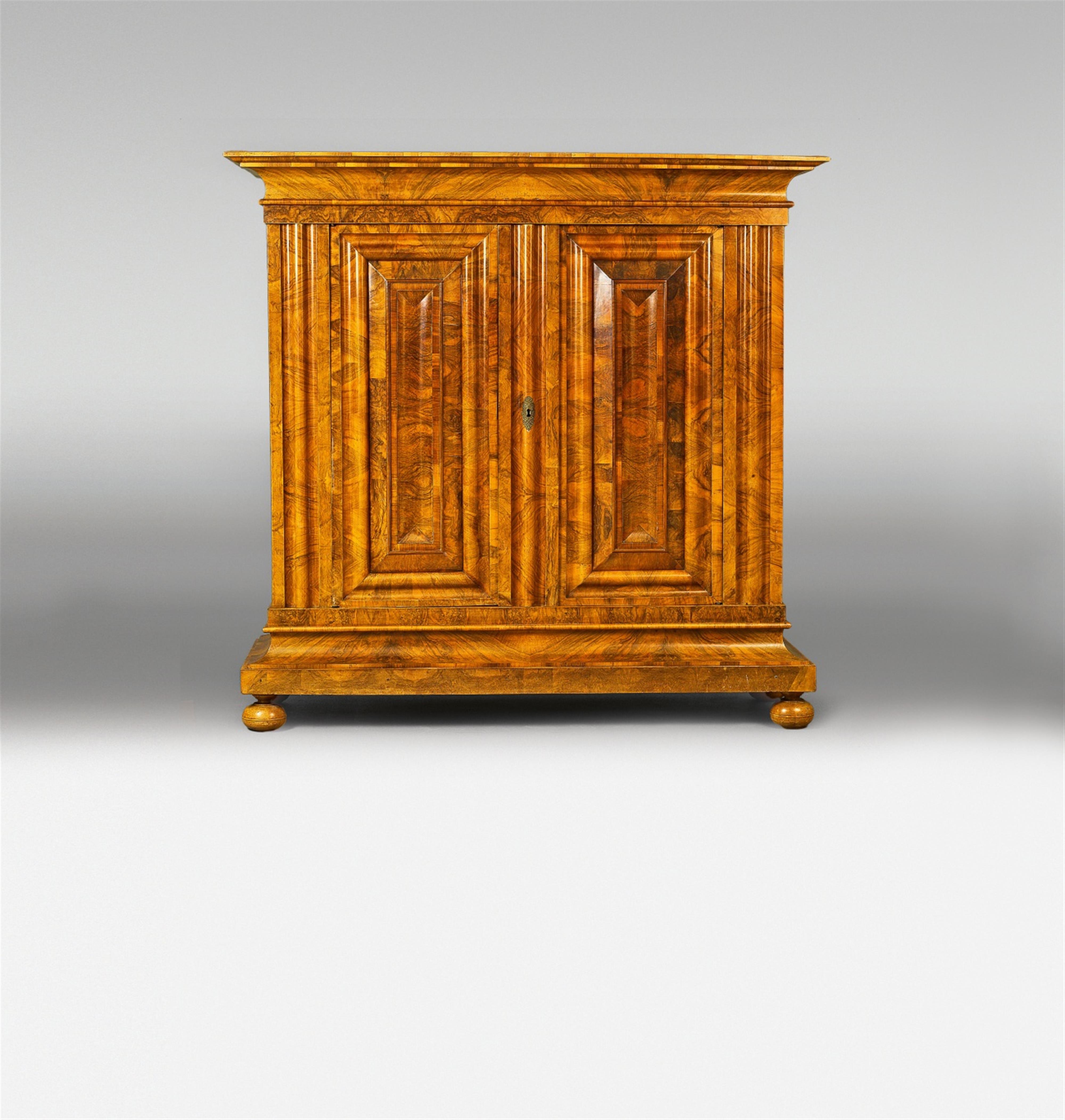 A Zuricher "wellenschrank" walnut veneer cabinet - image-2