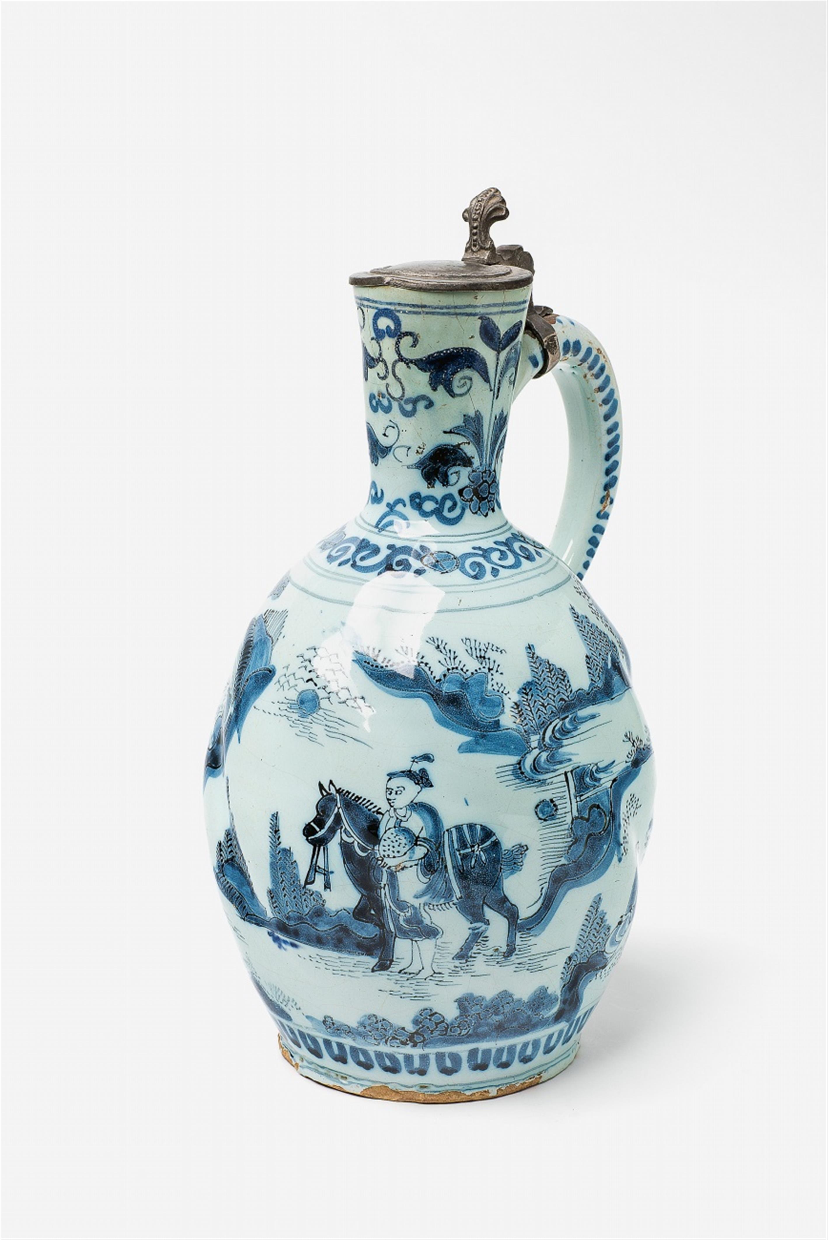 Enghalskrug mit Chinoiserie - image-1