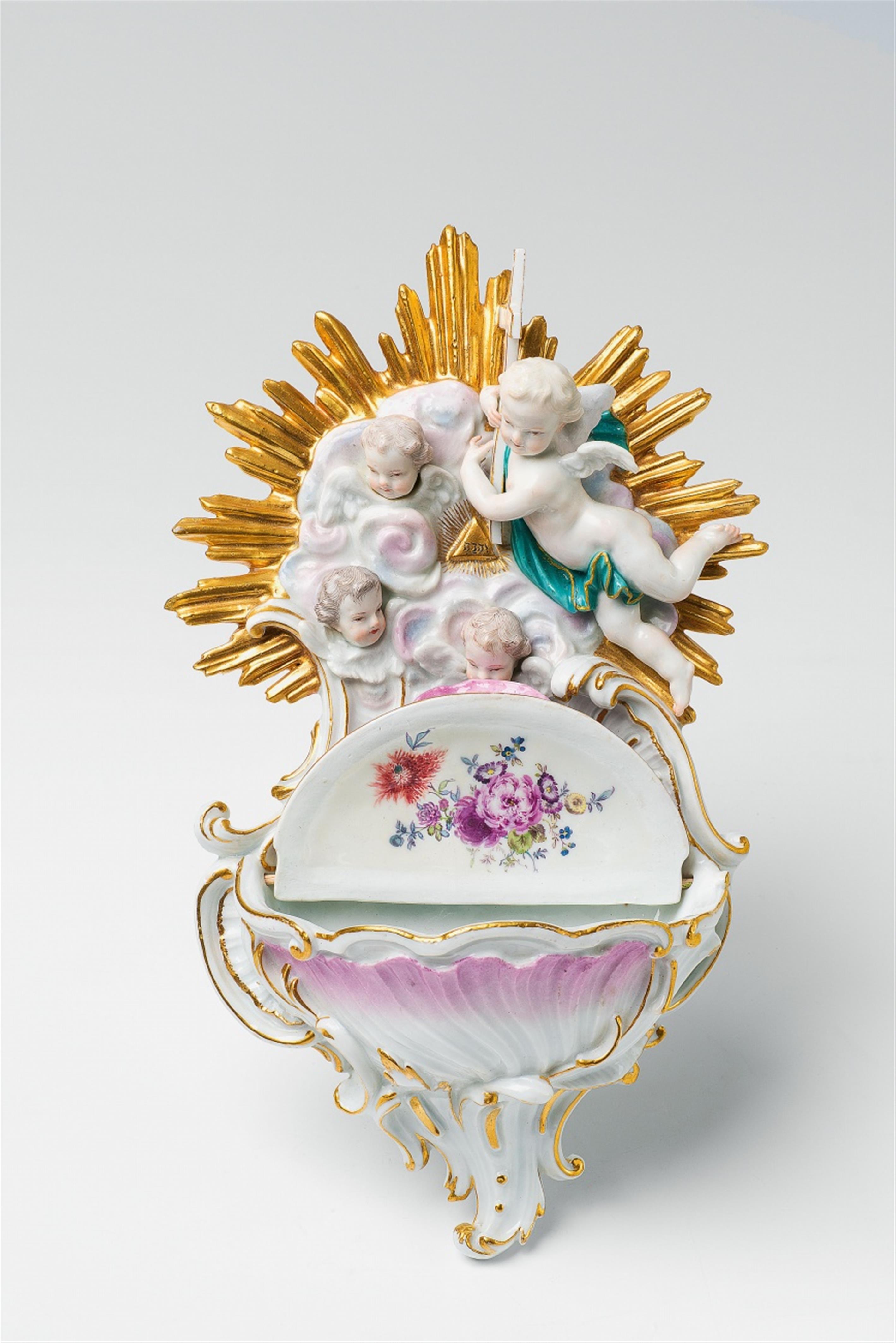 A rare Meissen porcelain holy water stoop - image-2