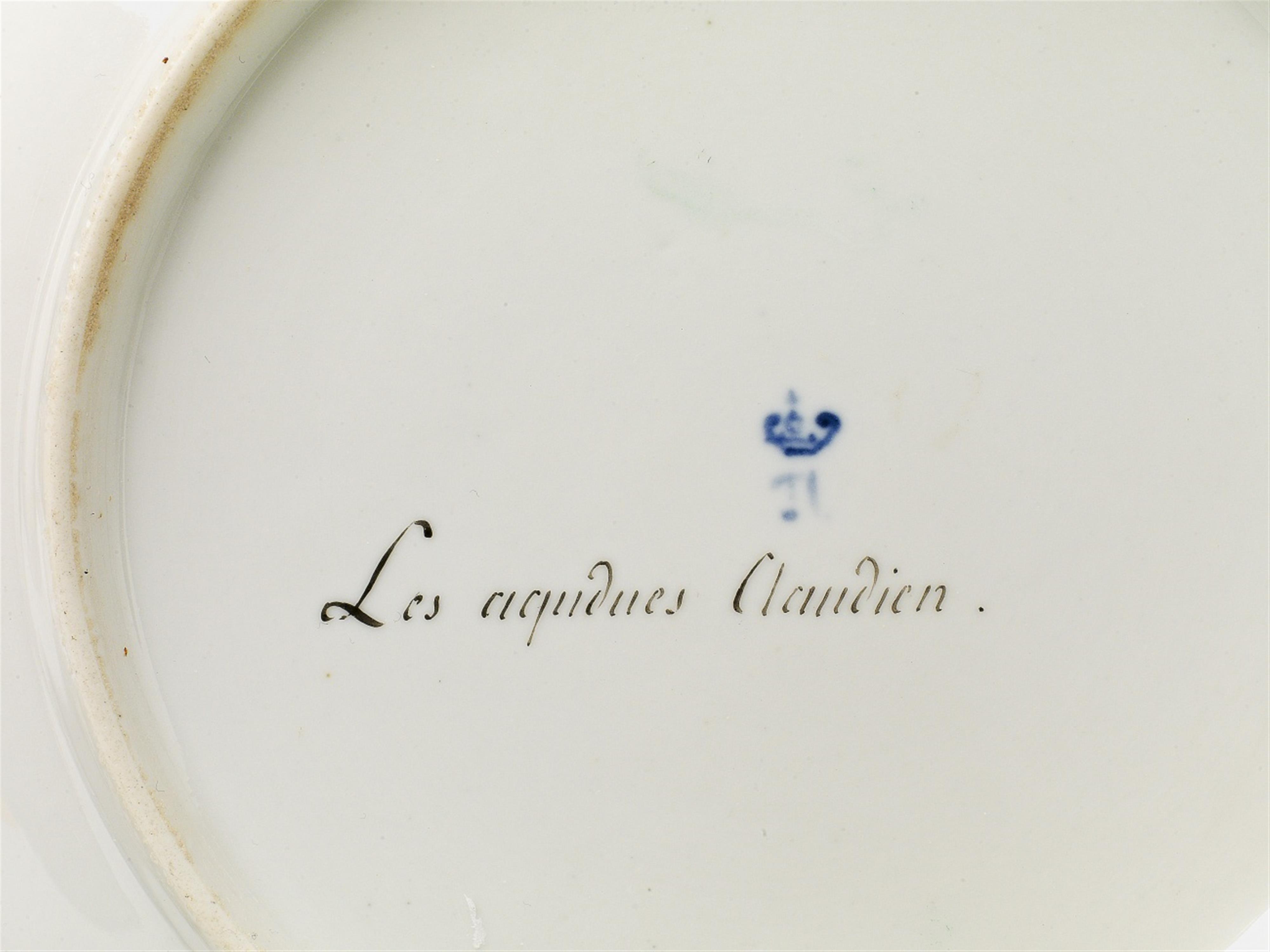 Two St. Petersburg porcelain plates from the wedding service of Grand Duchess Maria Pavlovna - image-3