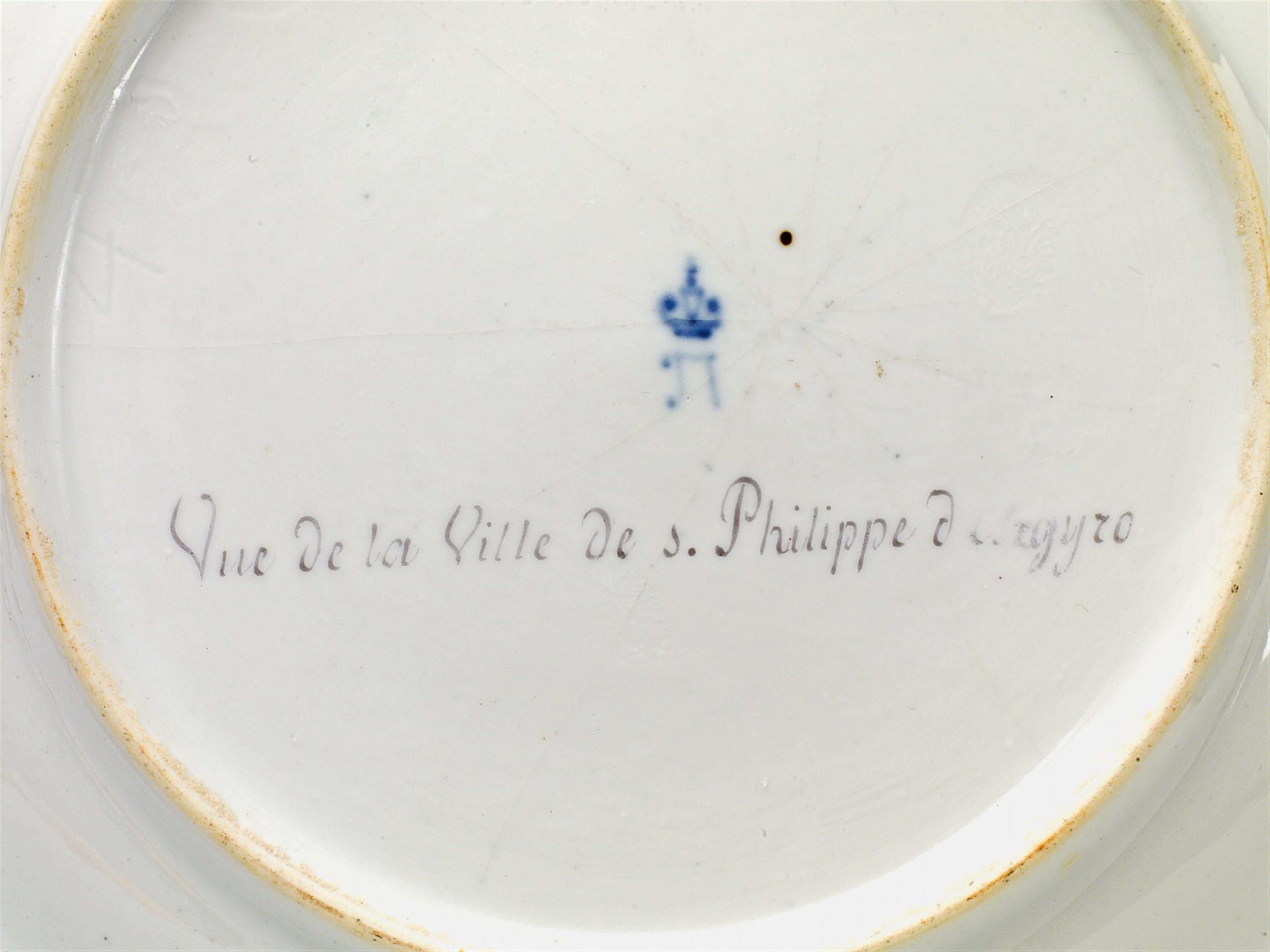 Two St. Petersburg porcelain plates from the wedding service of Grand Duchess Maria Pavlovna - image-5
