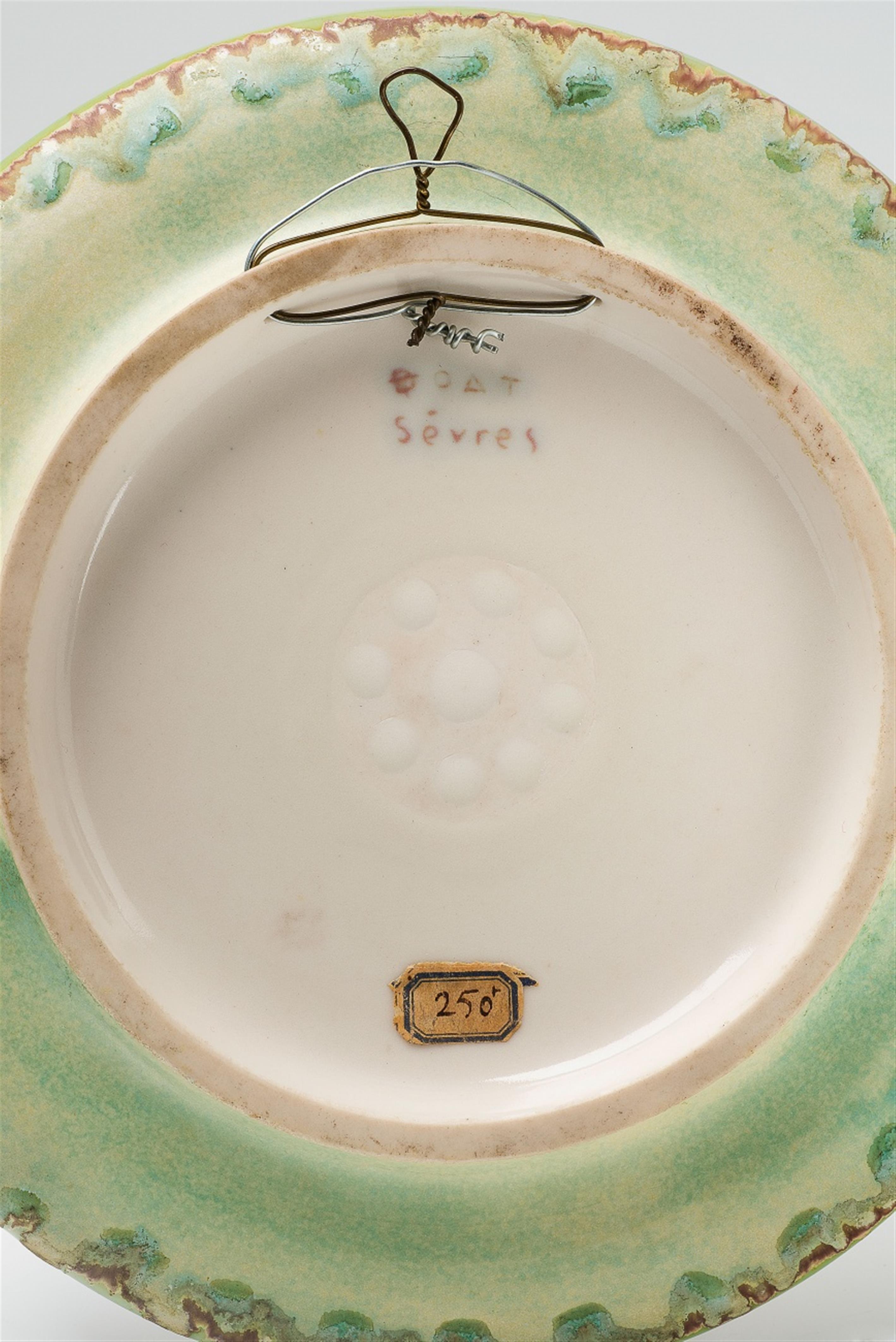 A Sèvres porcelain plate with a cameo by Taxile Doat - image-2