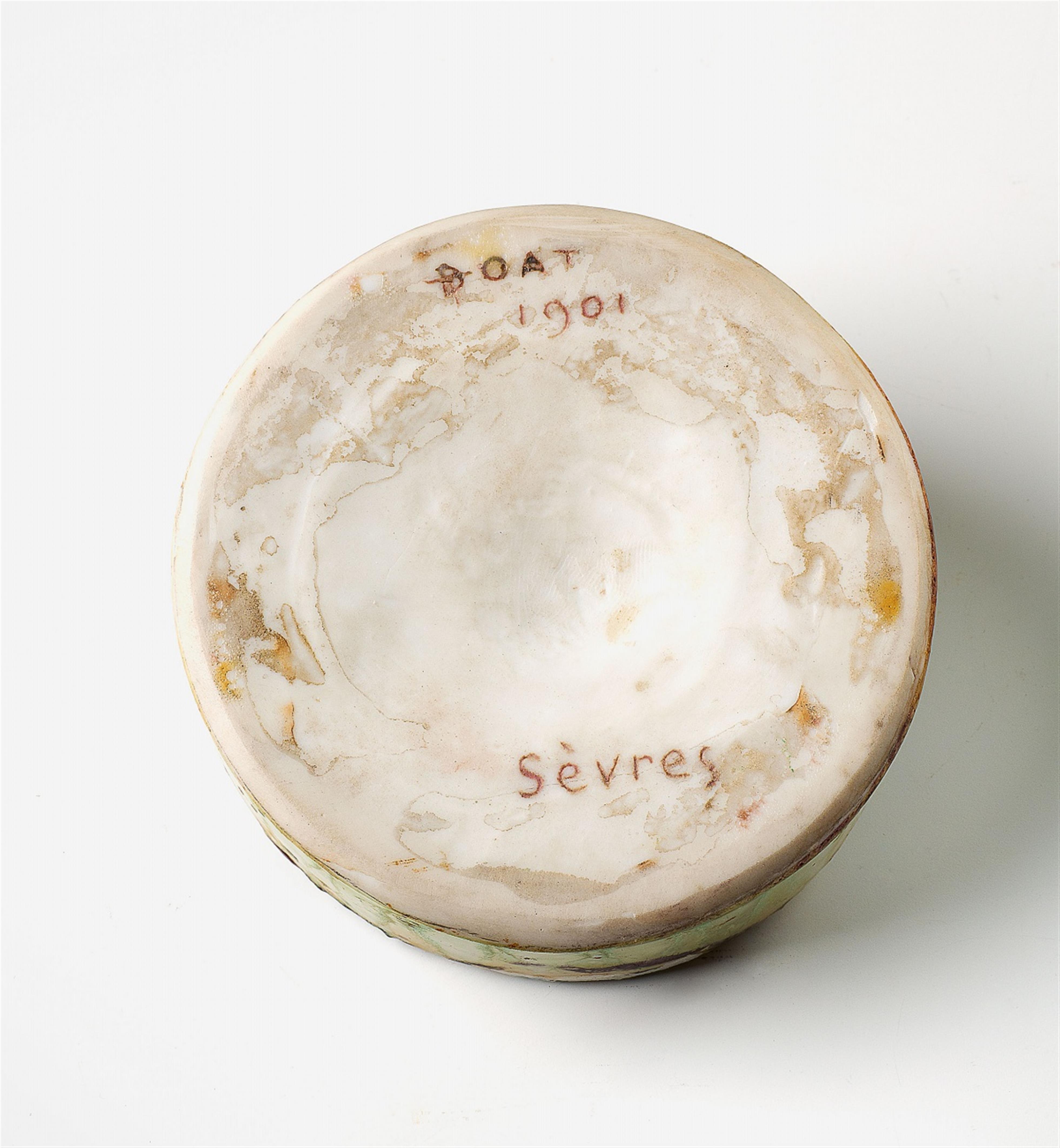 A Sèvres porcelain "La Vague" paperweight by Taxile Doat - image-2