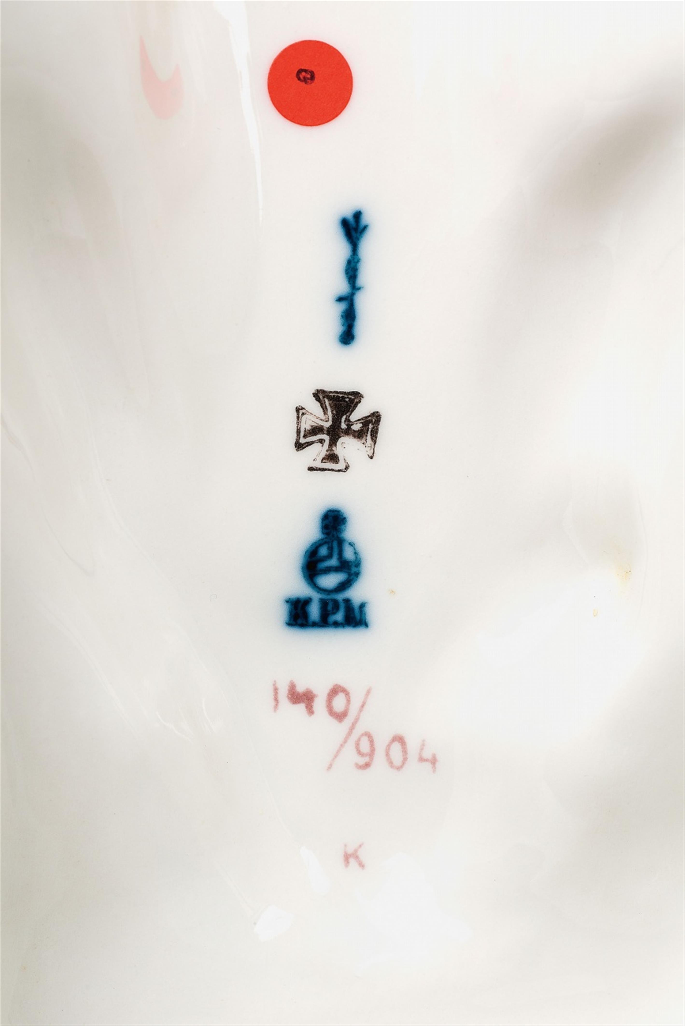 A Berlin KPM porcelain model of a centaur with the young Bacchus - image-2