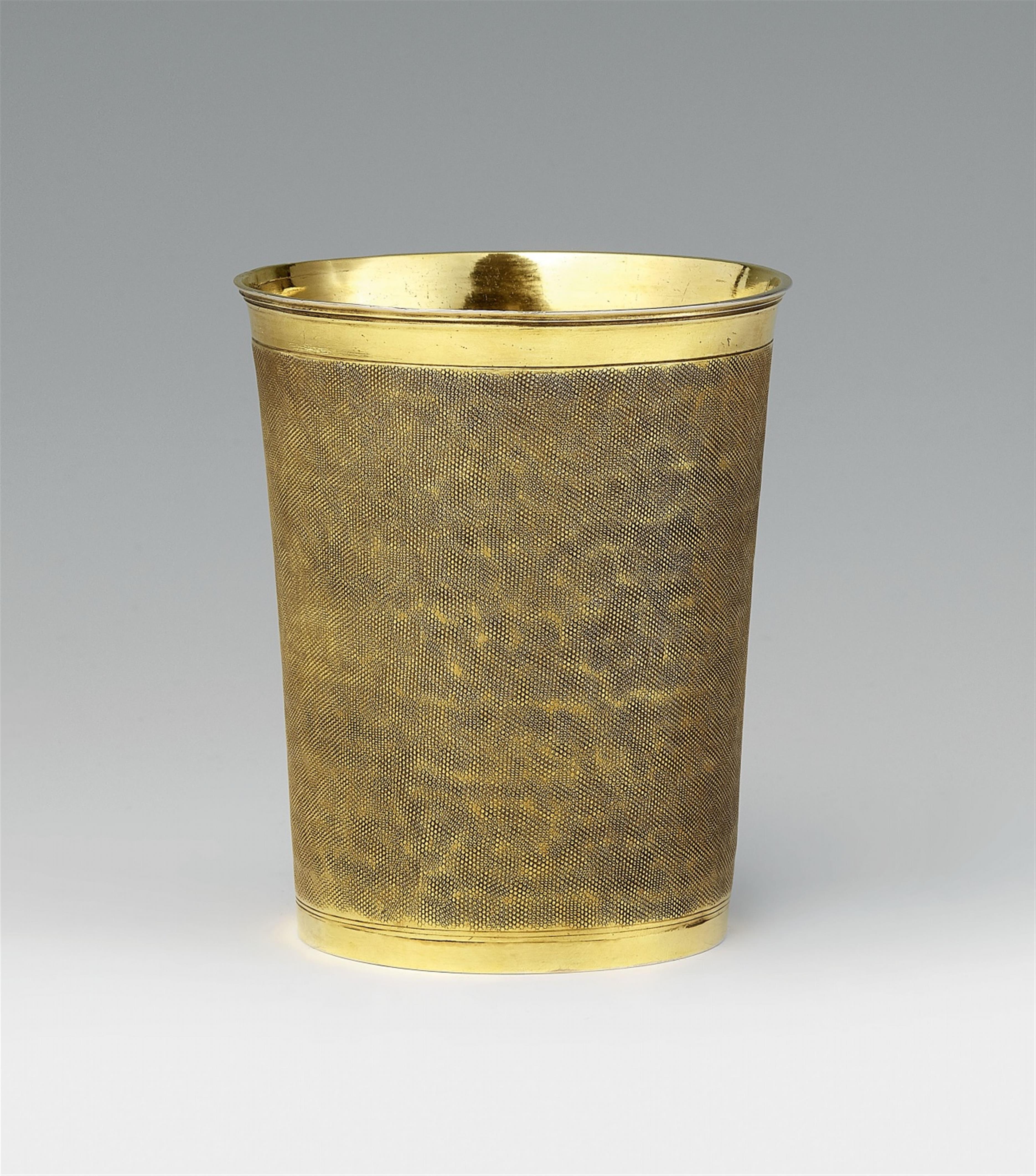 A Nuremberg silver gilt snakeskin beaker - image-1