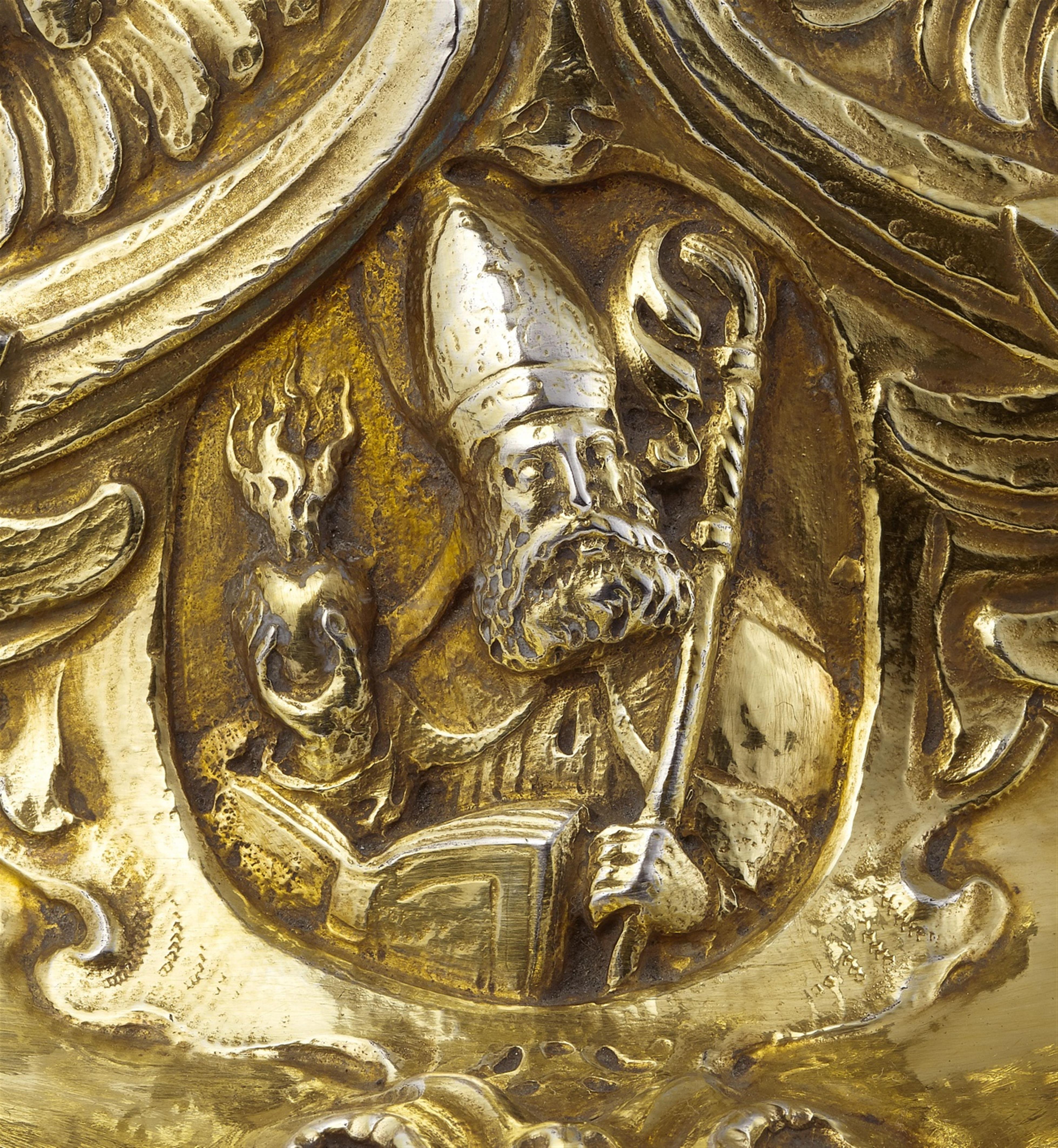 An important Amsterdam silver gilt monstrance - image-2