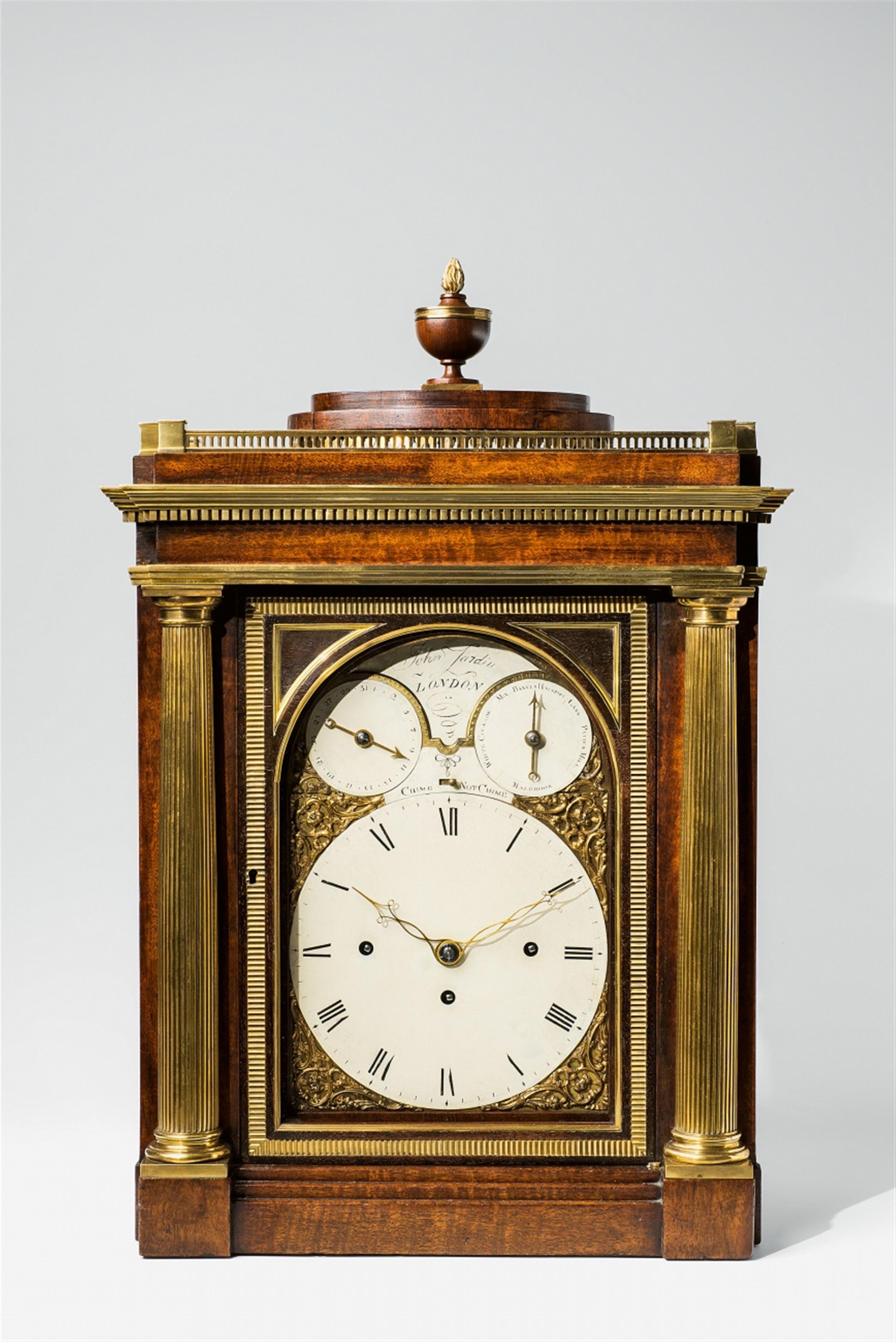 A Neoclassical pendulum bracket clock - image-1