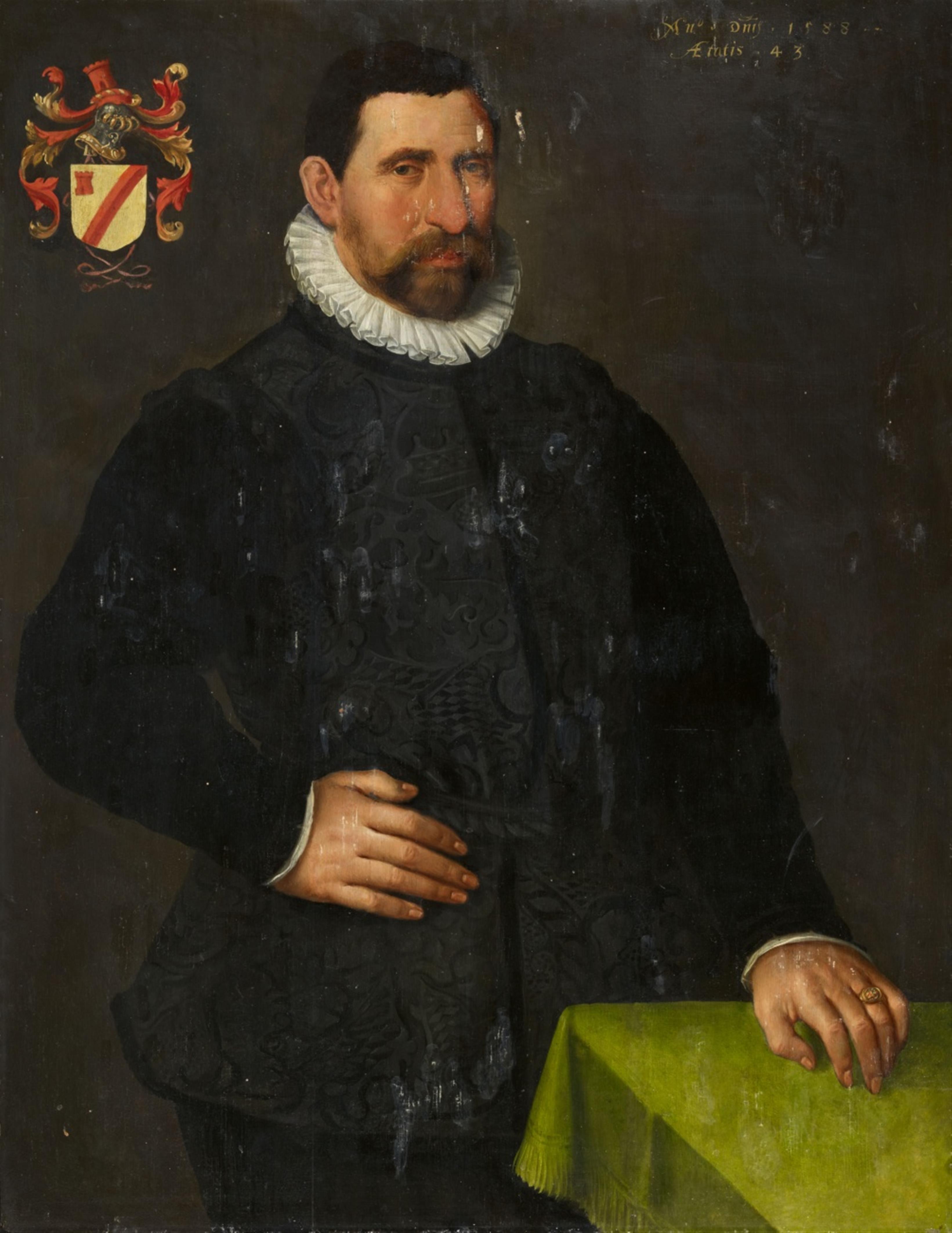 Jacob Willemsz. Delff - Portrait of Pieter van der Burch - image-1