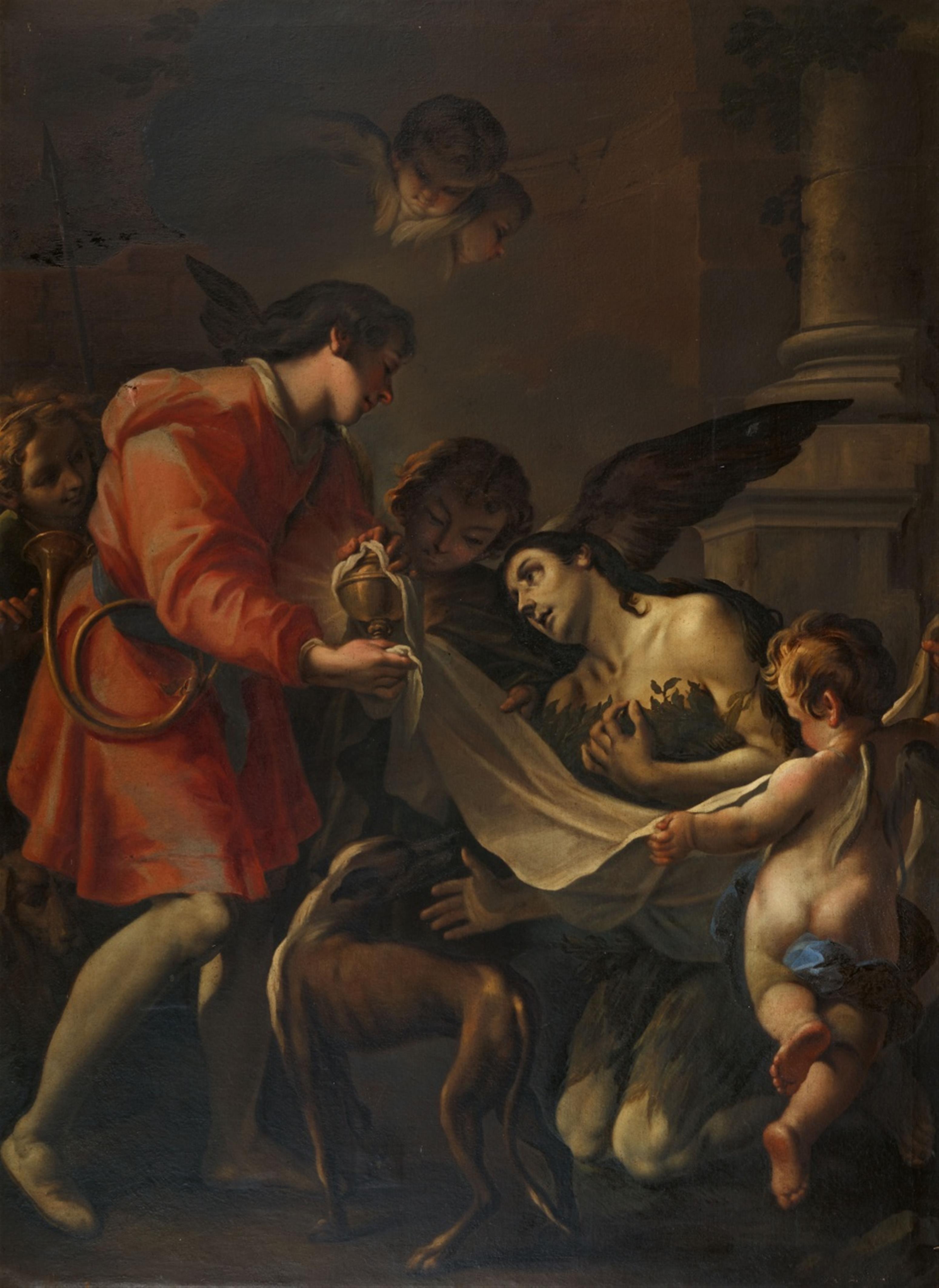 Stefano Maria Legnani, called Il Legnanino, attributed to - A Saint with a Ciborium - image-1