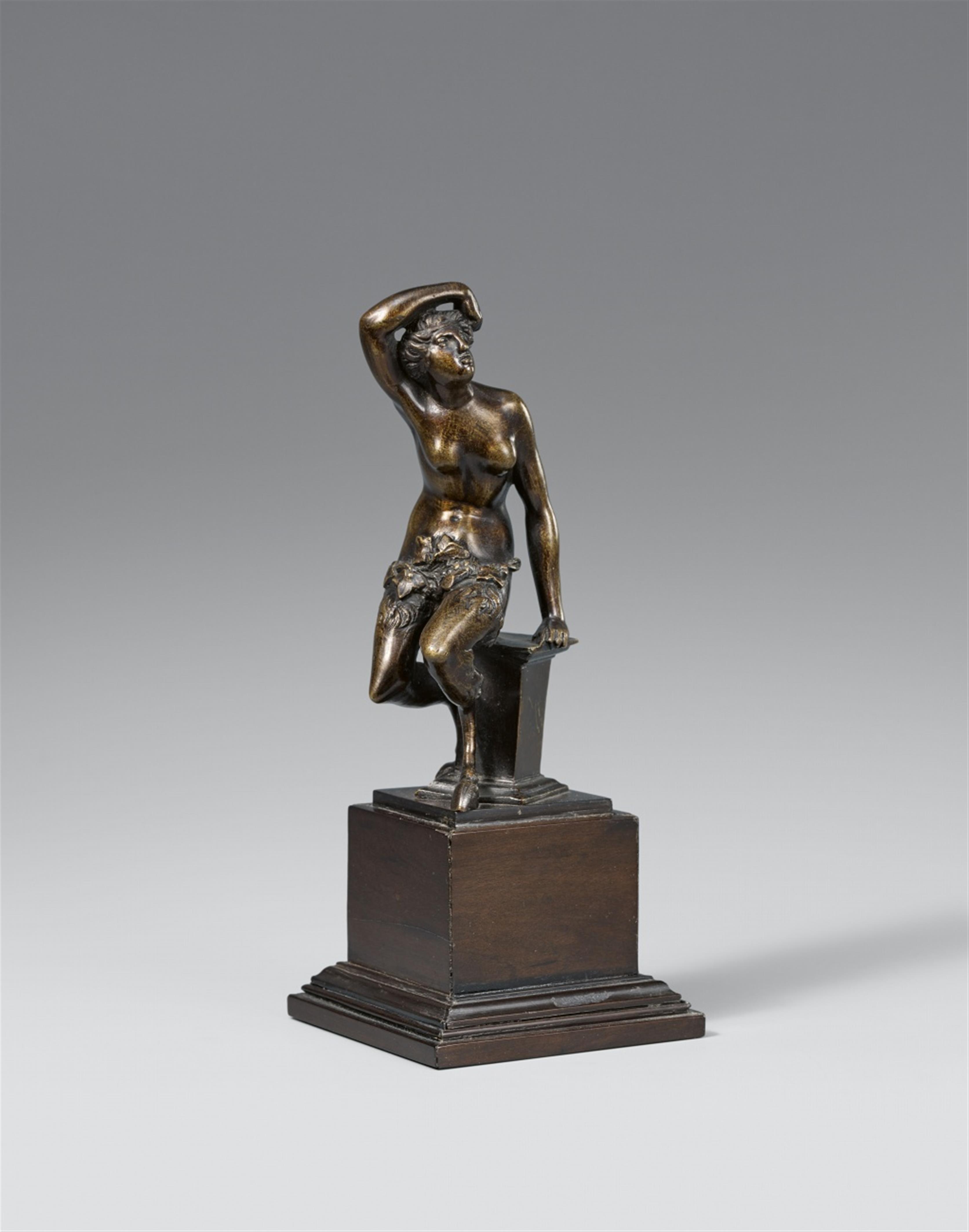 Pietro Tacca - A patinated bronze figure of a female satyr - image-1