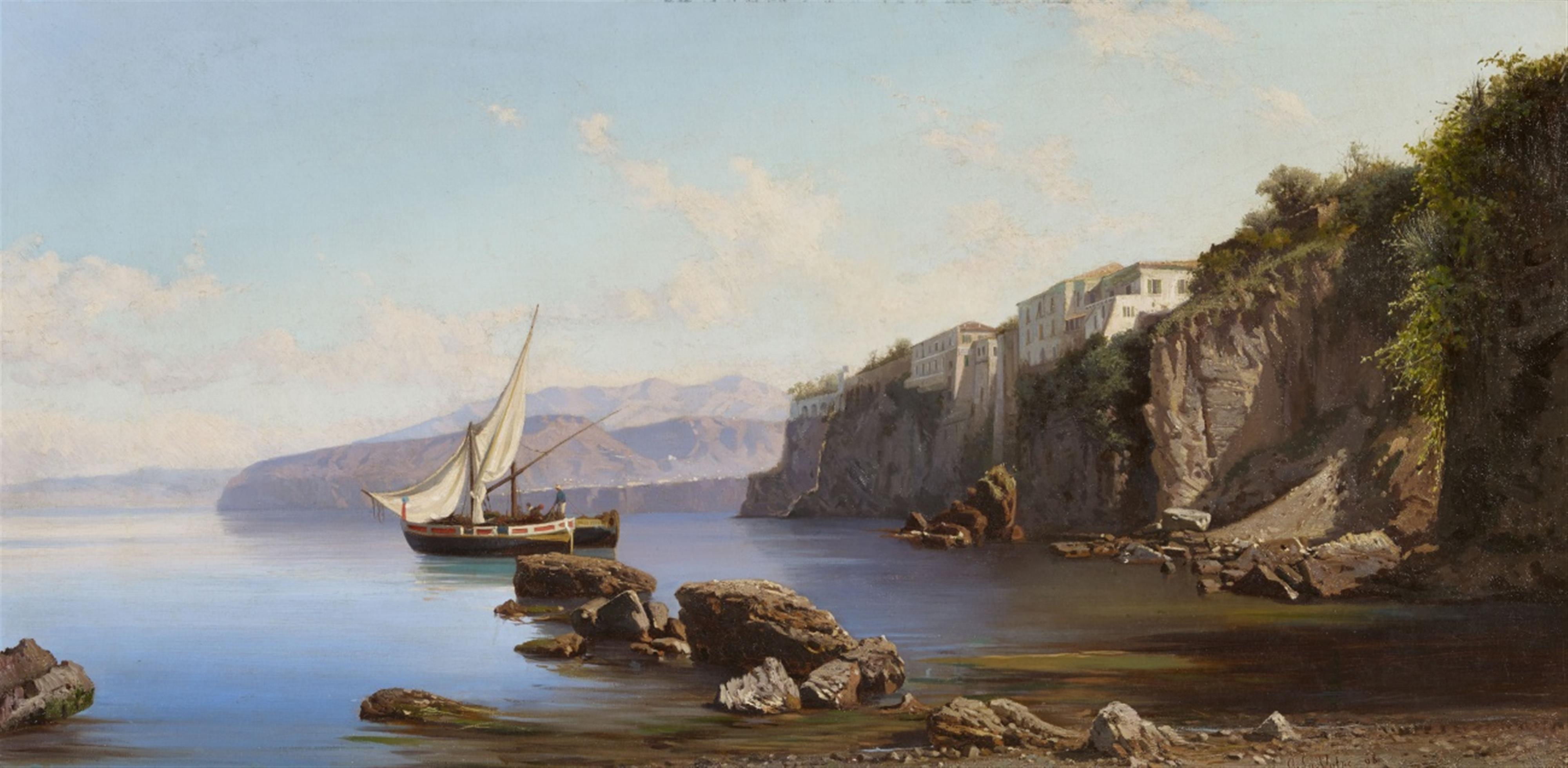 Alessandro La Volpe - A Fishing Boat in the Bay of Sorrent - image-1