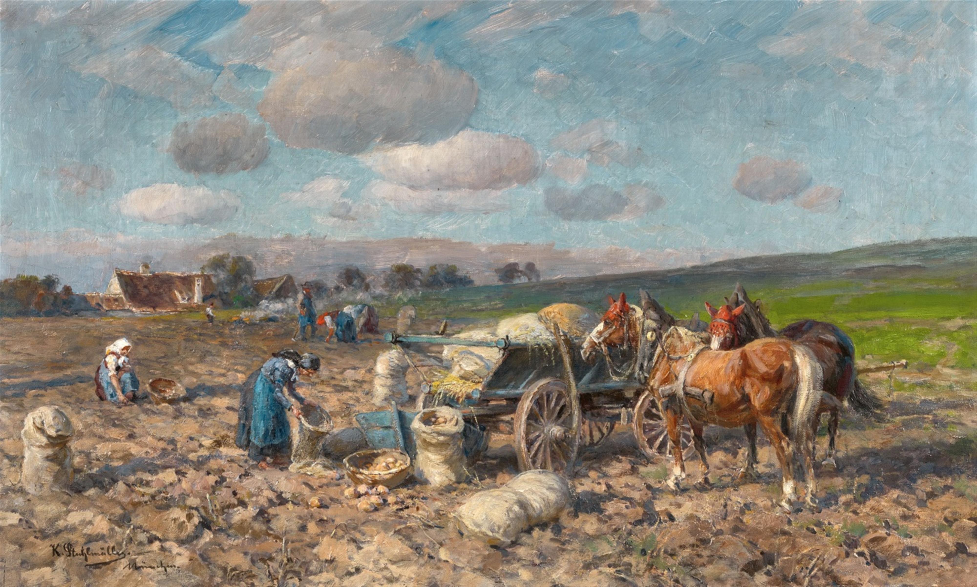 Karl Stuhlmüller - The Potato Harvest - image-1