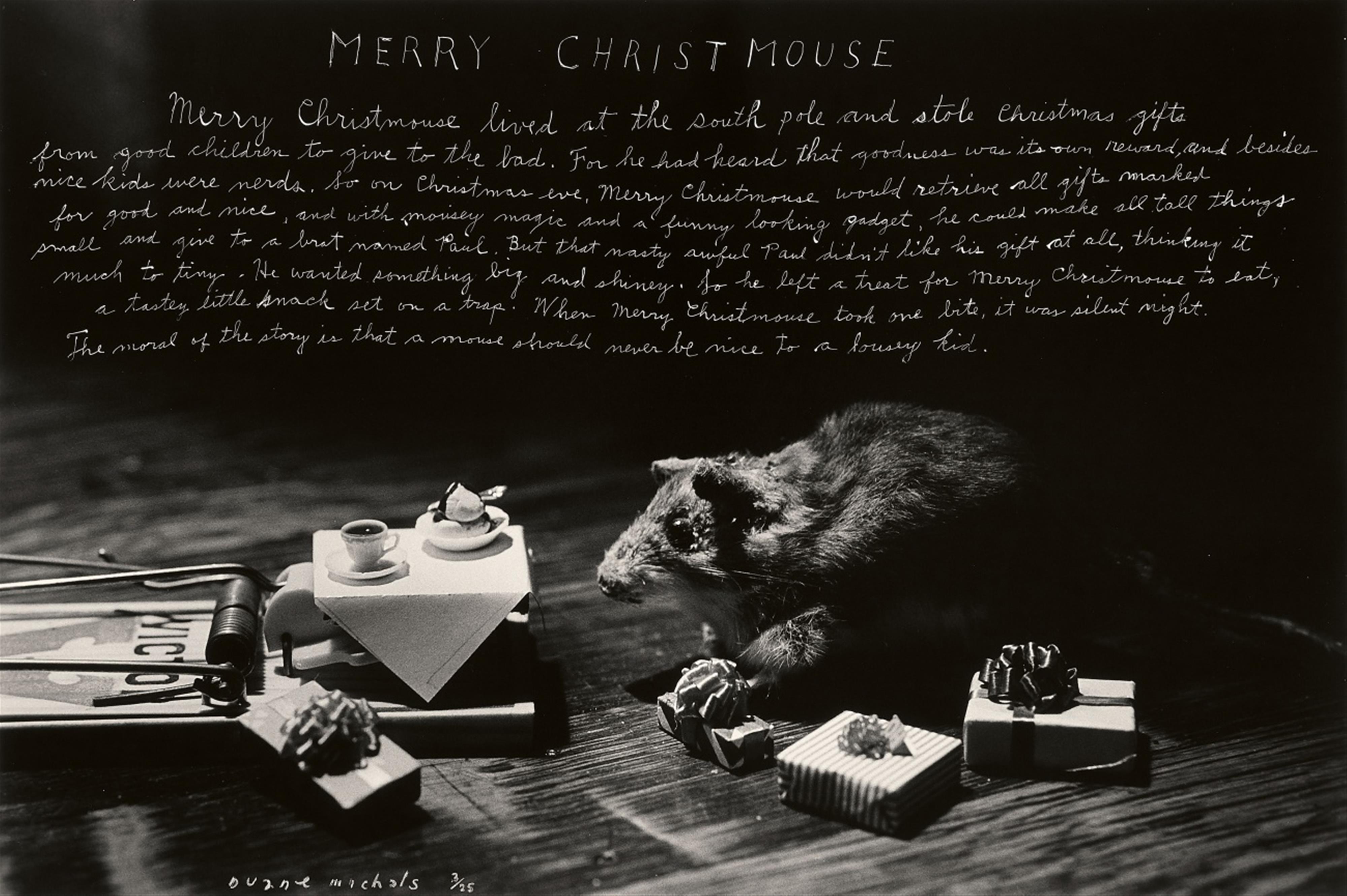 Duane Michals - Merry Christmouse - image-1