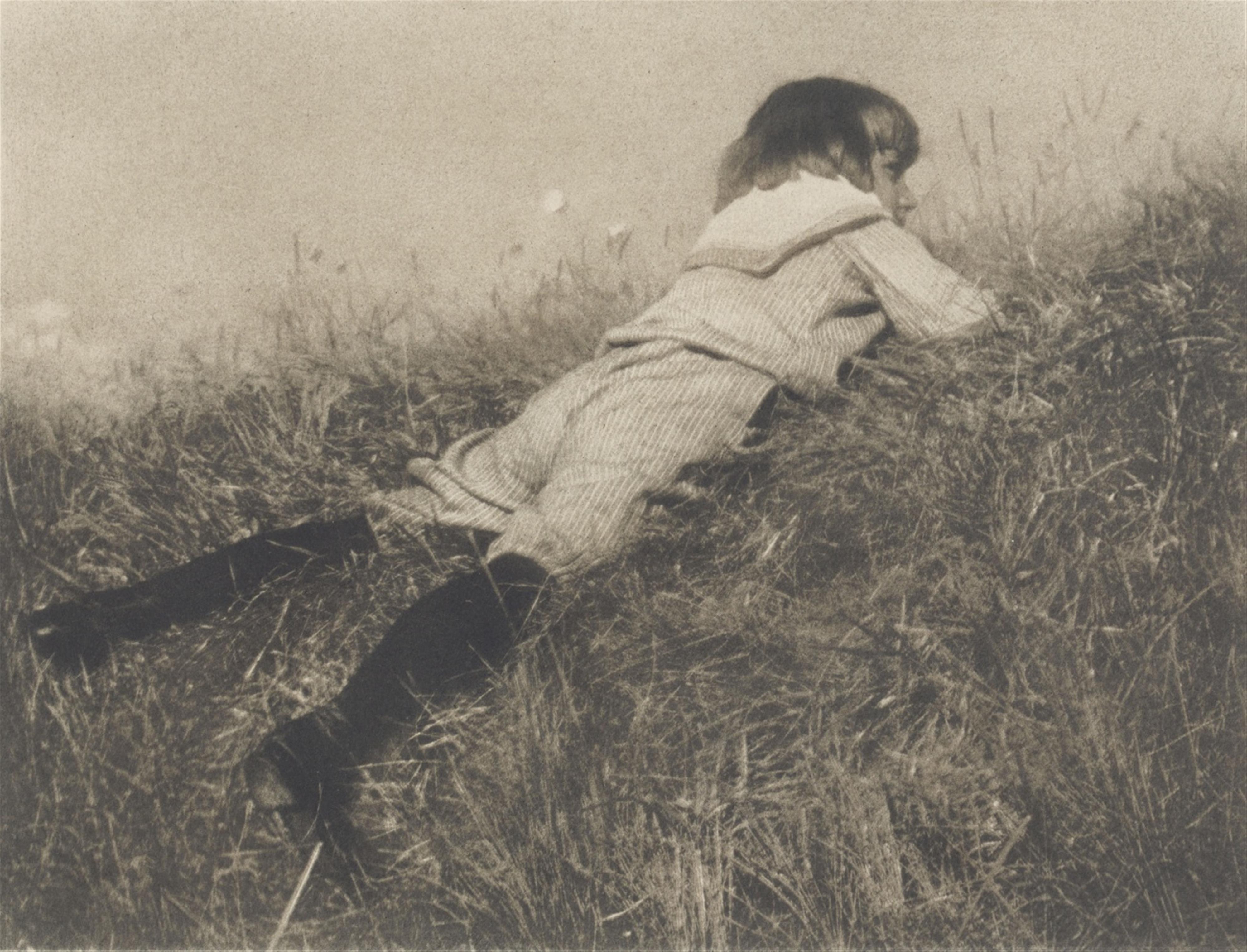 Heinrich Kühn - Hans in a Meadow - image-1