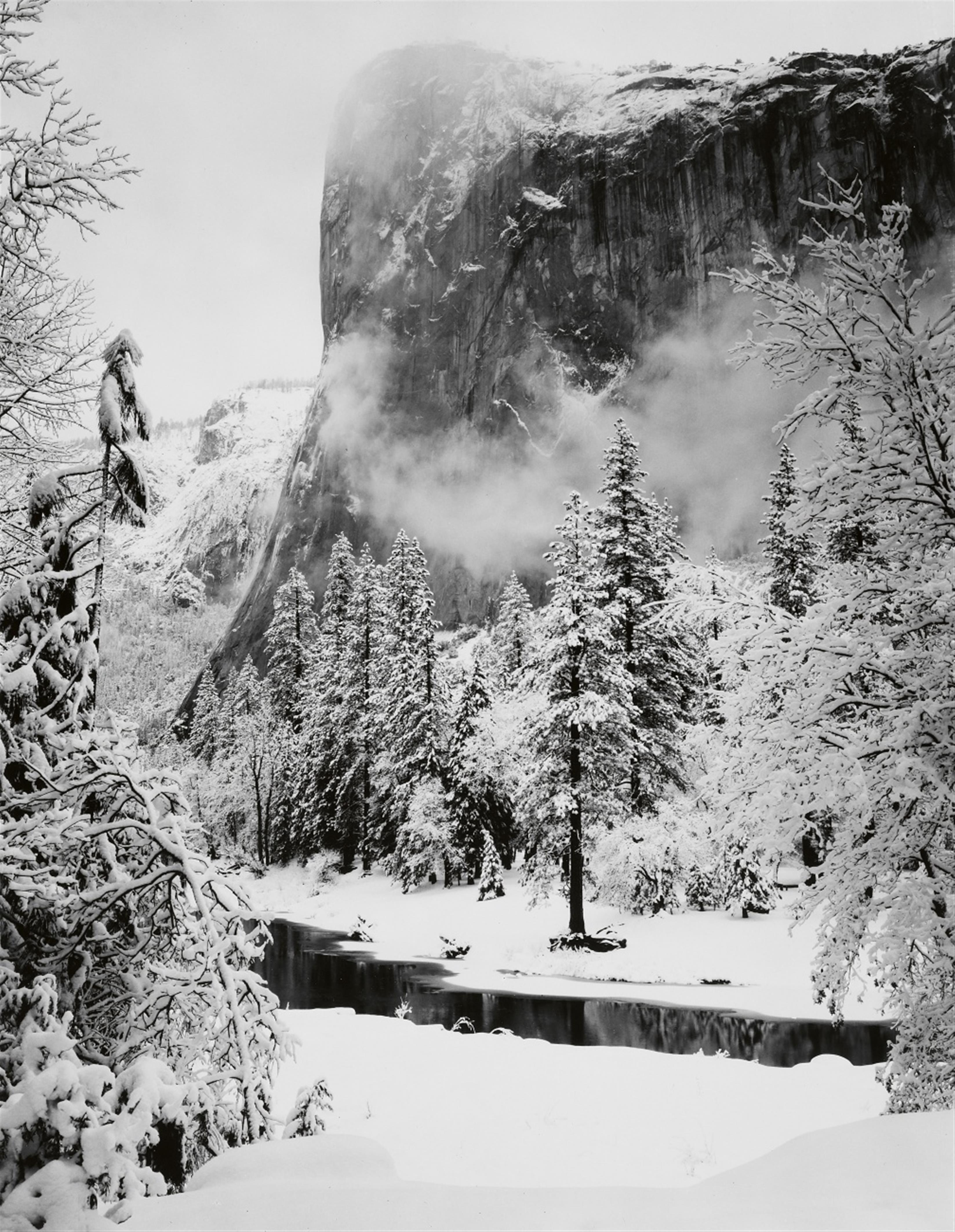 Ansel Adams - El Capitan, Winter, Yosemite National Park, California - image-1