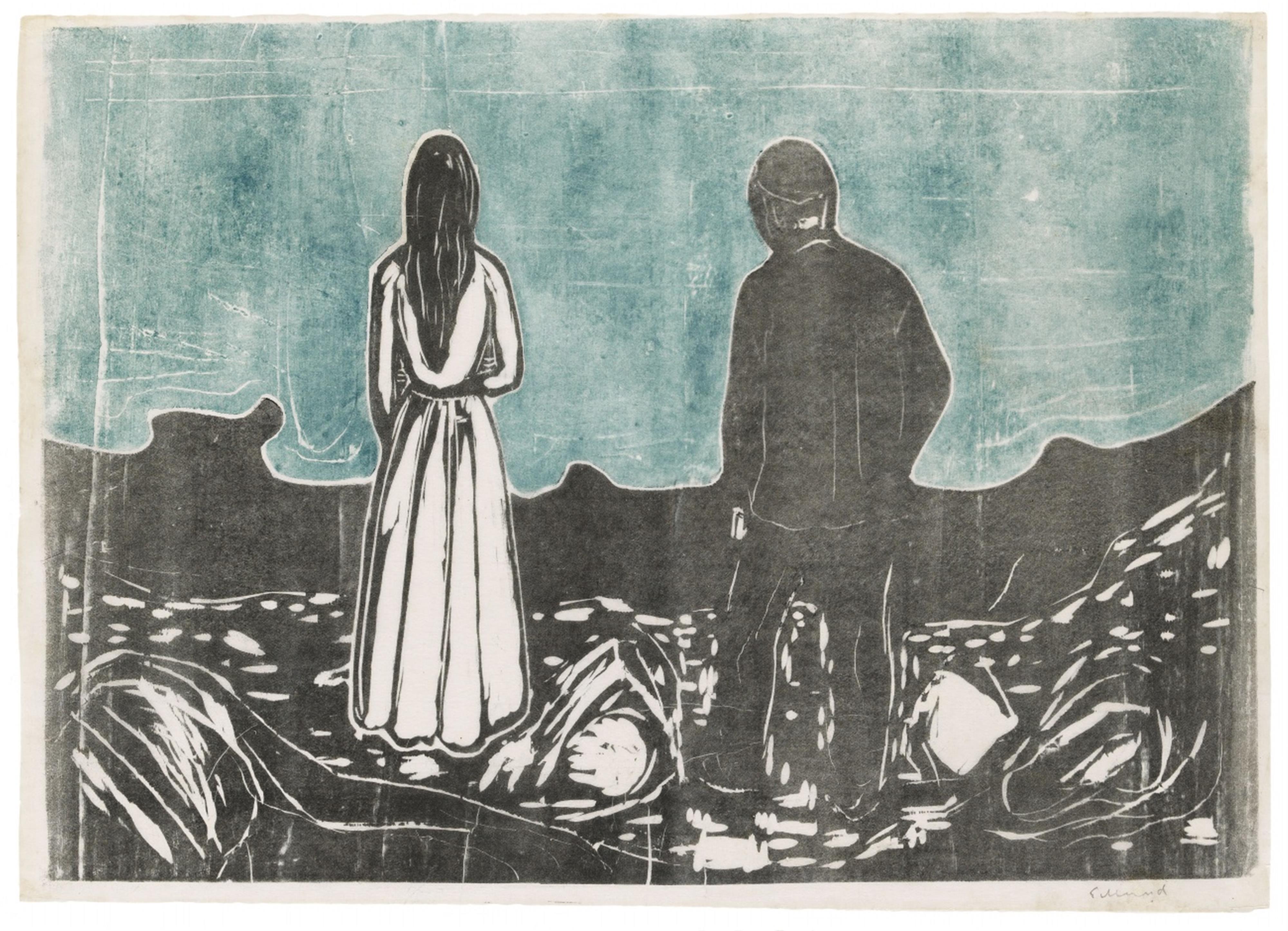 Edvard Munch - Zwei Menschen. Die Einsamen - image-1