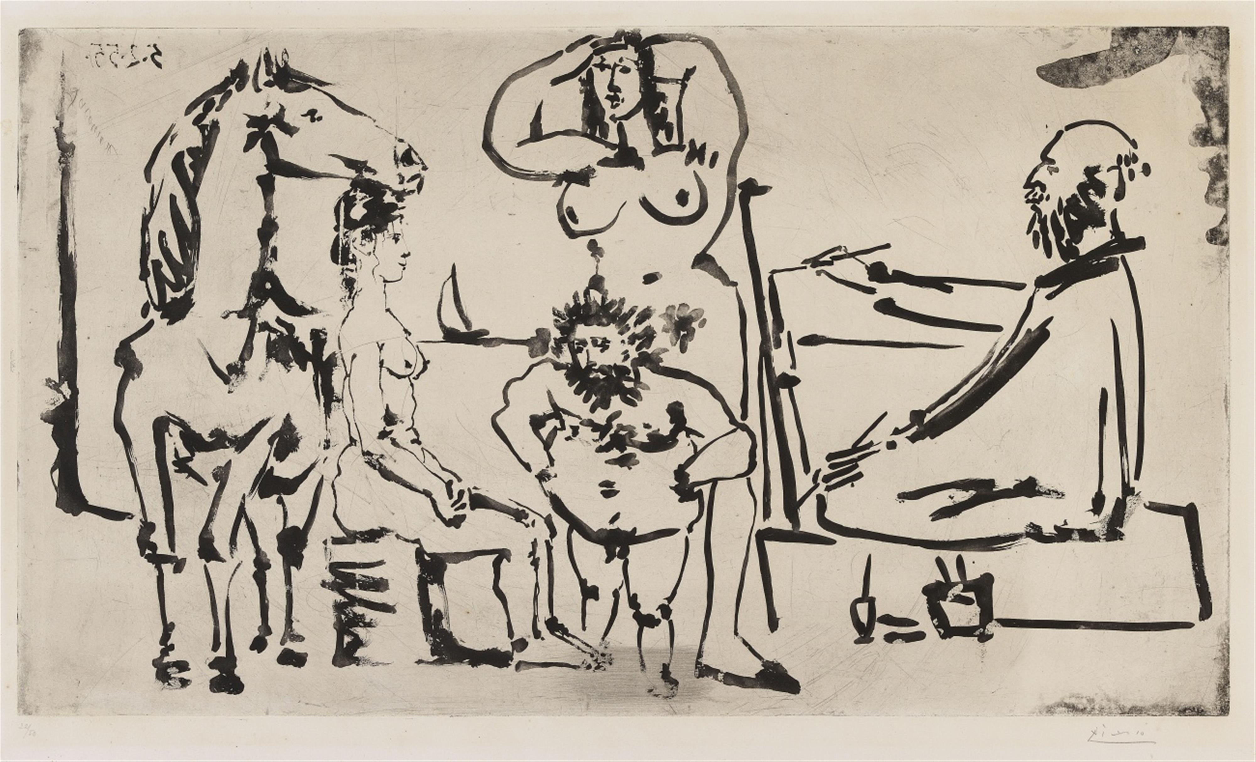 Pablo Picasso - Le Peintre sur la Plage - image-1