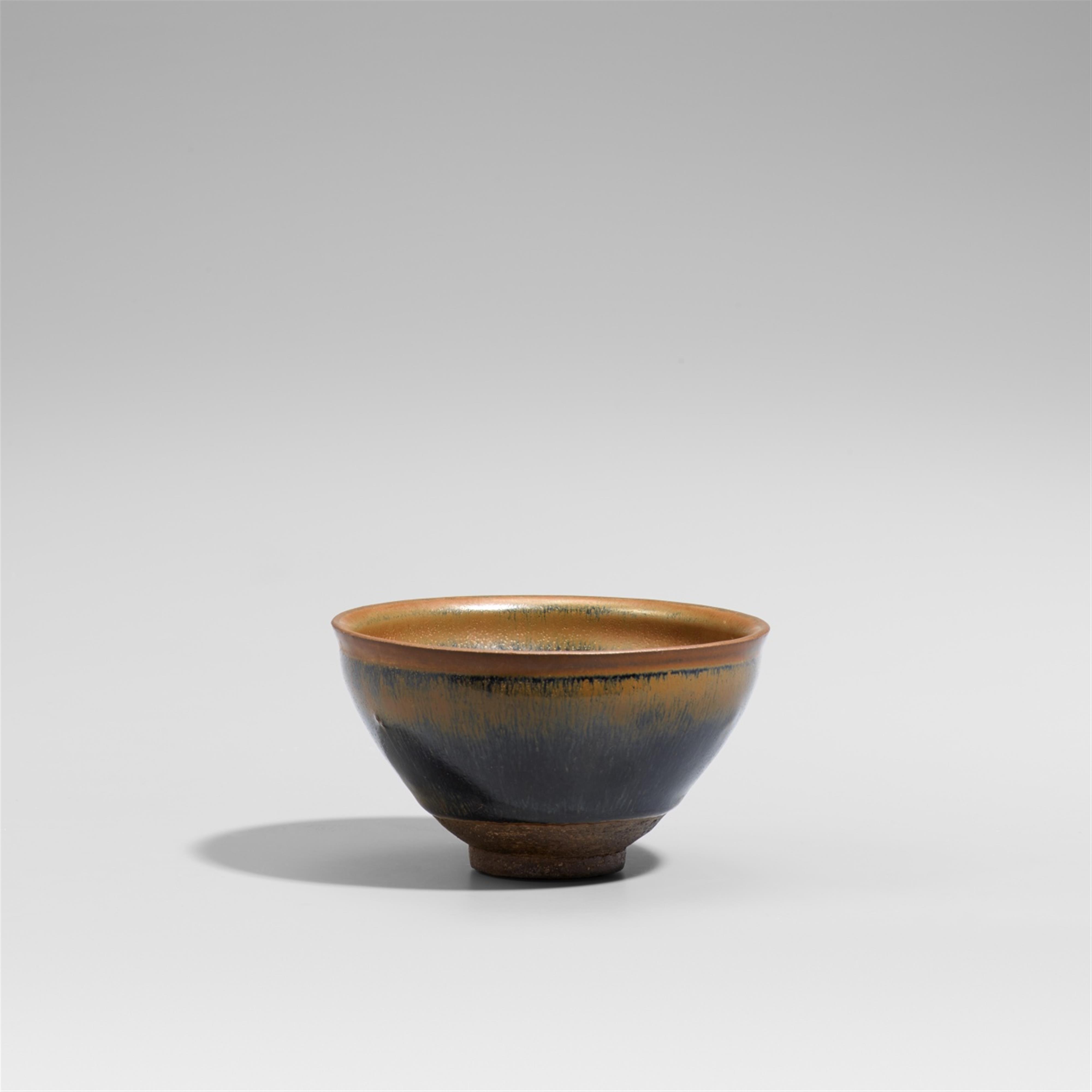 Teeschale mit Hasenfellglasur. Temmoku (jianyao). Song-Zeit (907-1279) - image-1