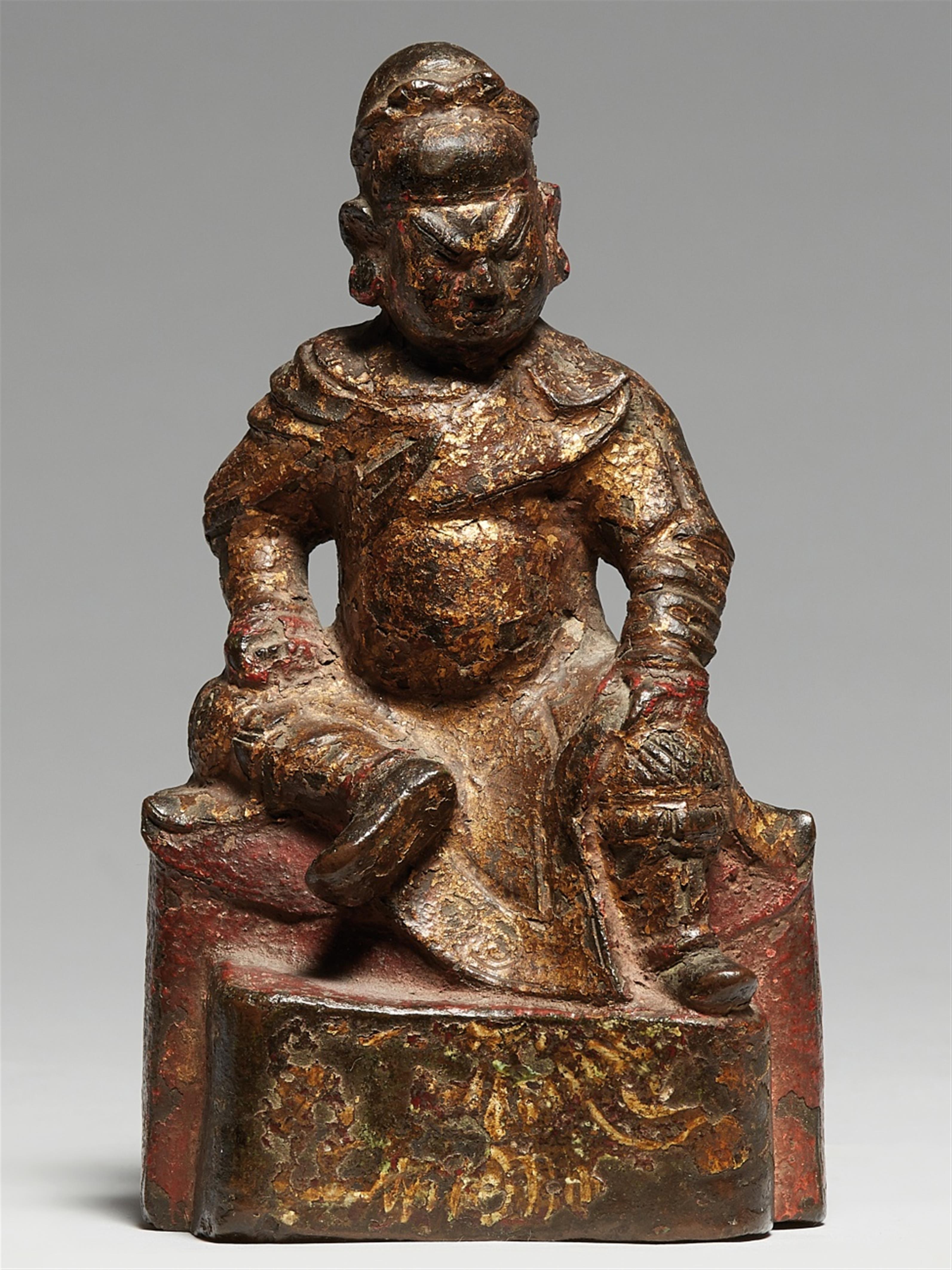 Figur des Kriegsgottes Guandi. Ming-Zeit - image-1